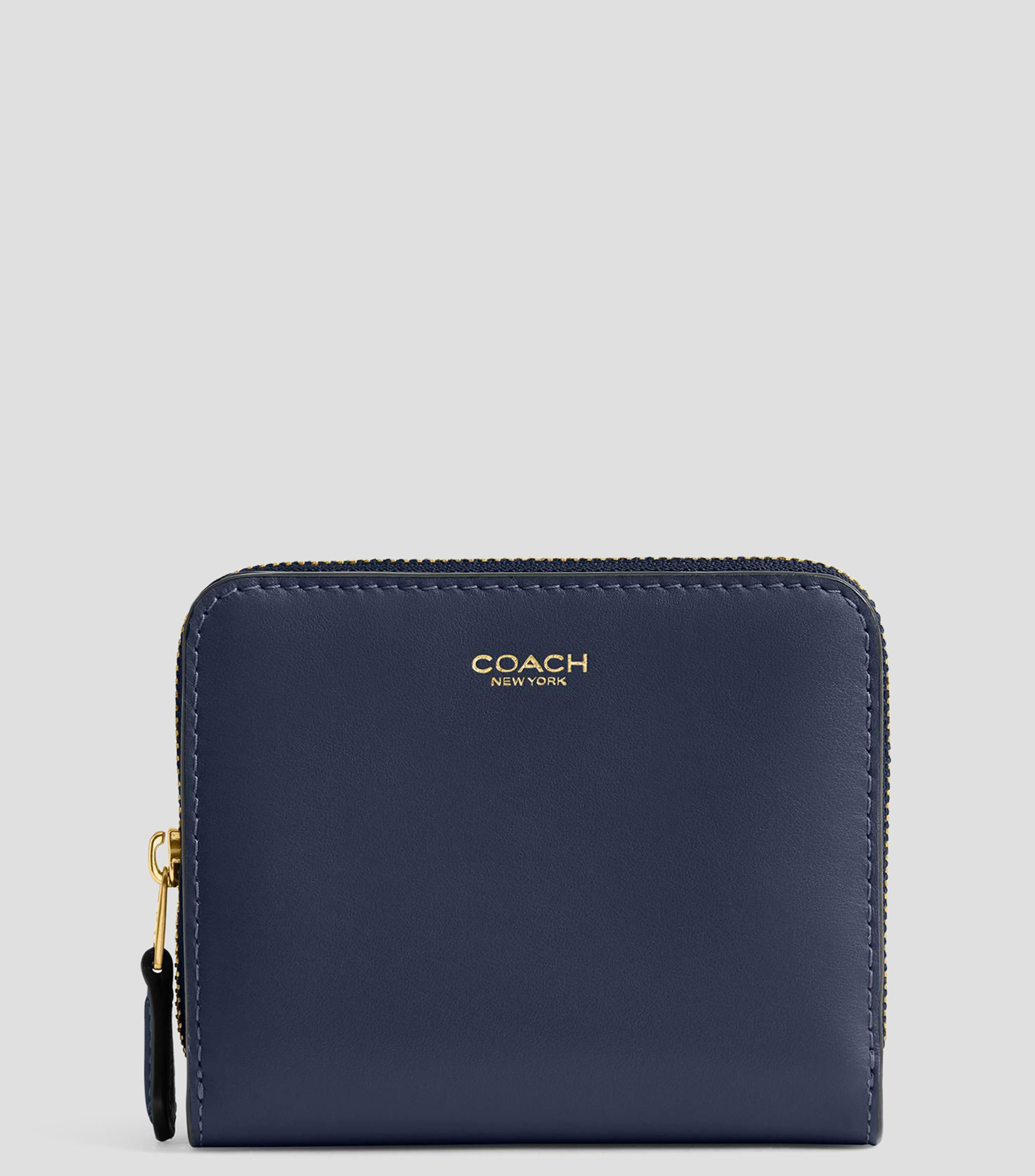 Cartera en piel lisa Mujer