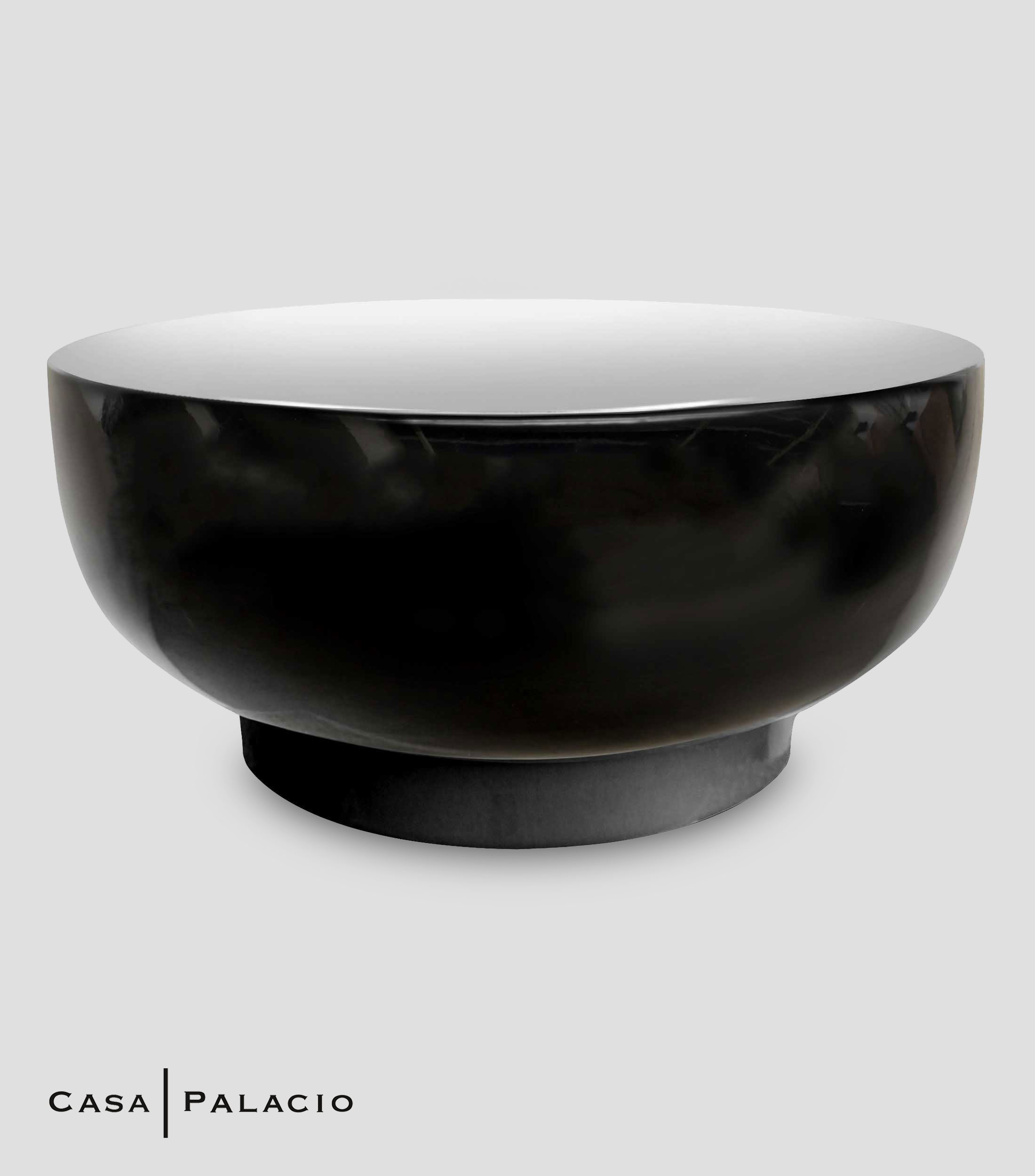Mesa de Centro Puff Negro
