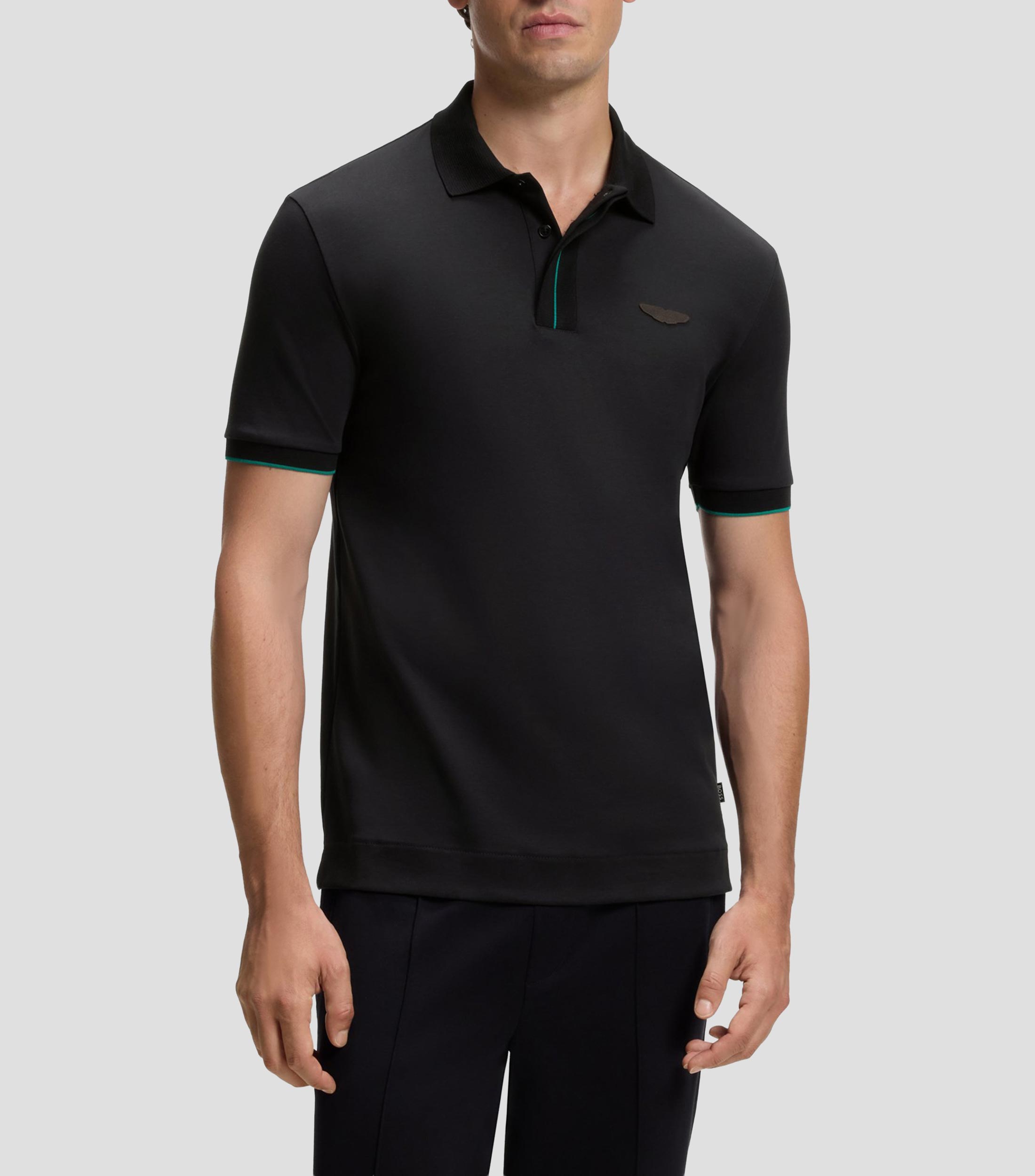 Polo BOSS x ASTON MARTIN de algodón mercerizado Hombre