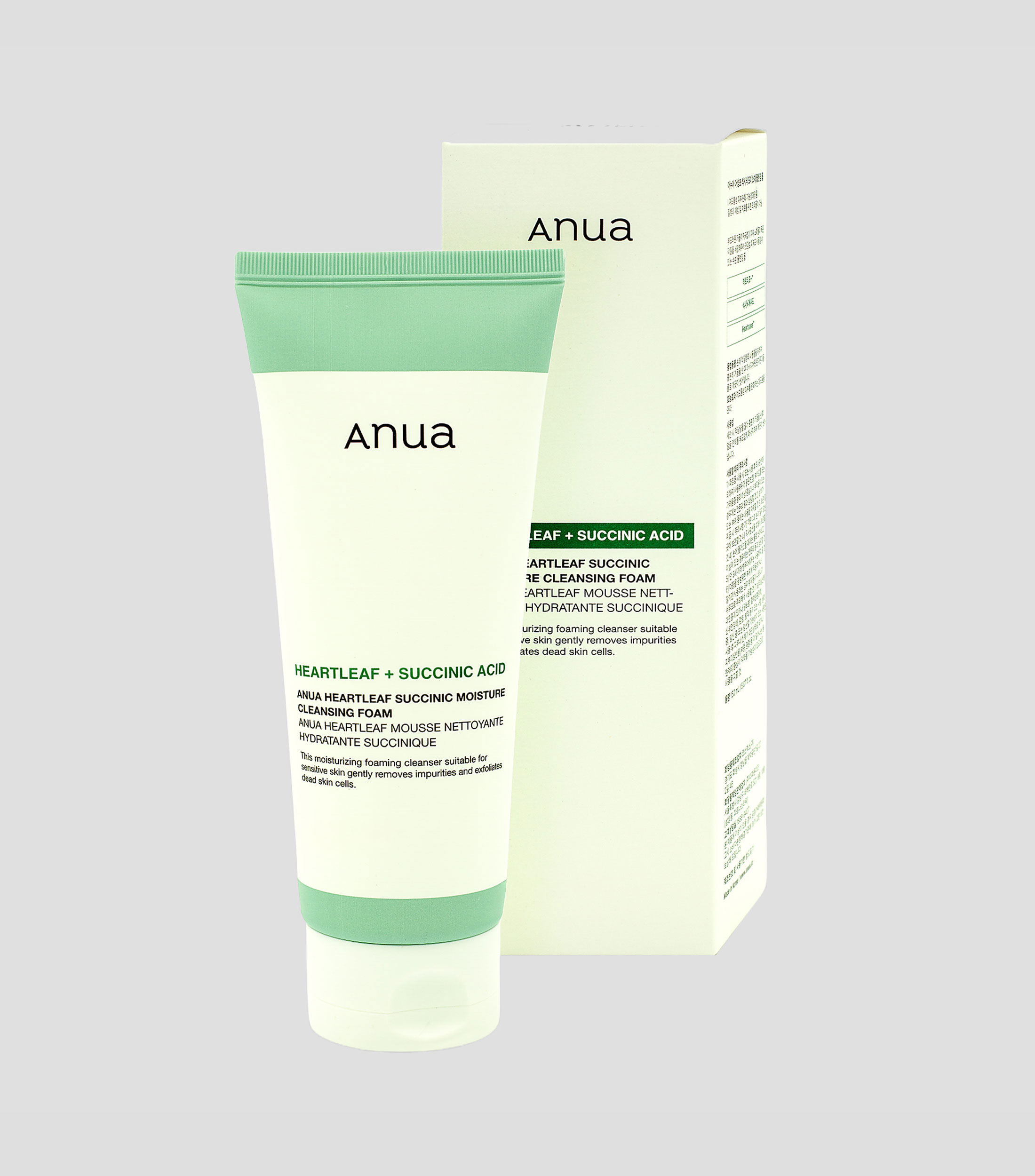 Espuma Limpiadora Heartleaf Succinic Moisture Cleansing Foam, 150 ml