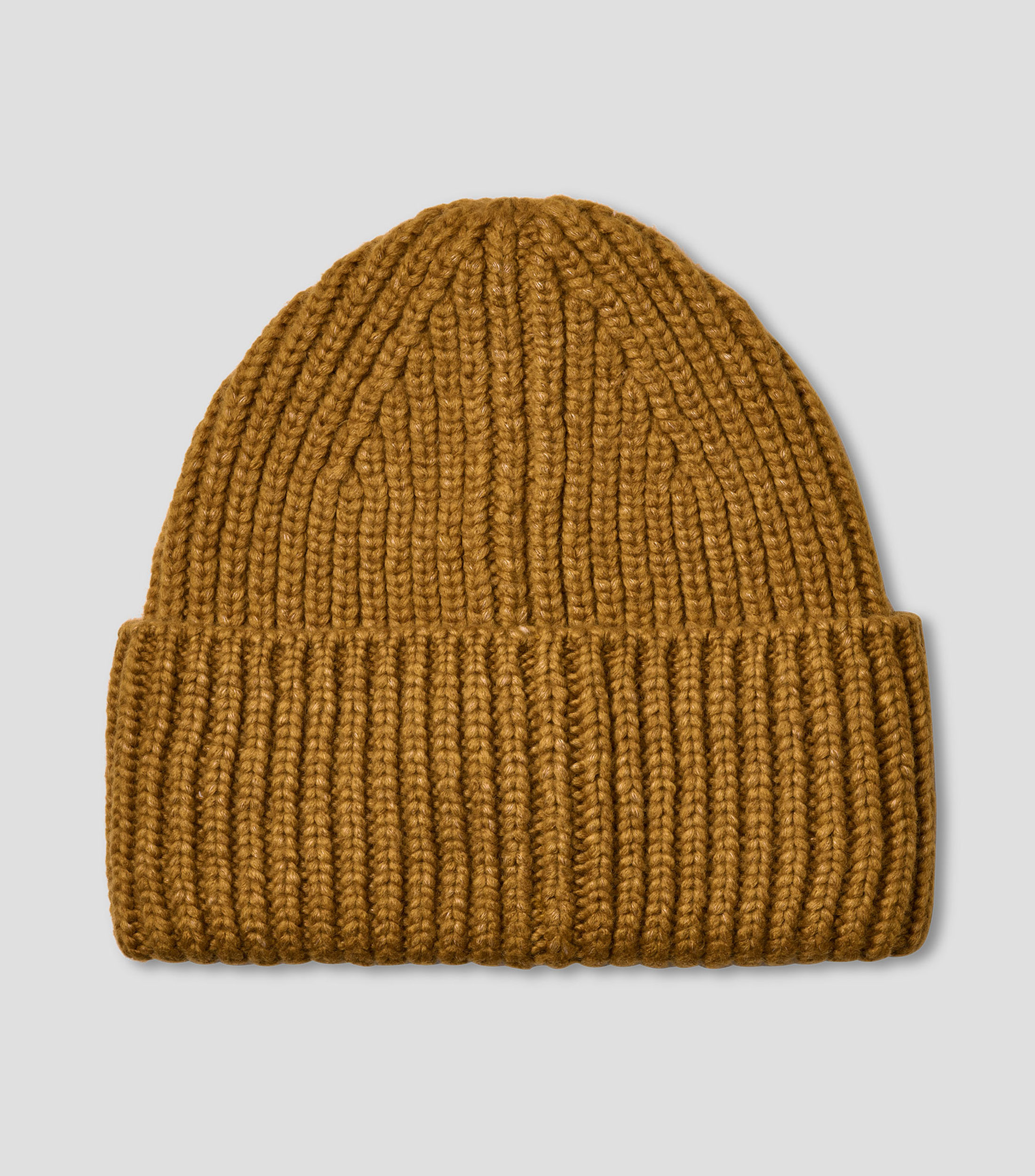 Gorro en tejido de punto liso Mujer