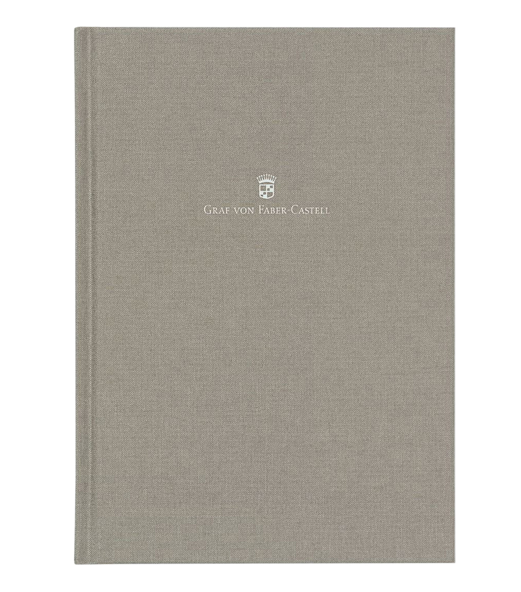 Libreta A4 con pasta de gris, 160 paginas