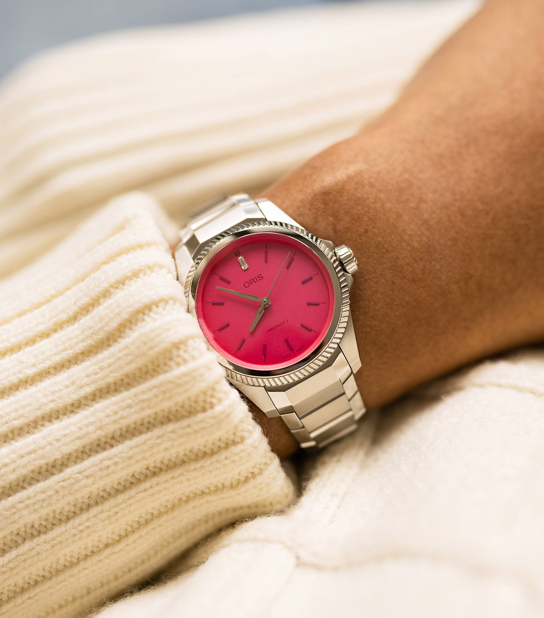 Reloj para Mujer ProPilot X Miss Piggy Edicion Especial Plateado