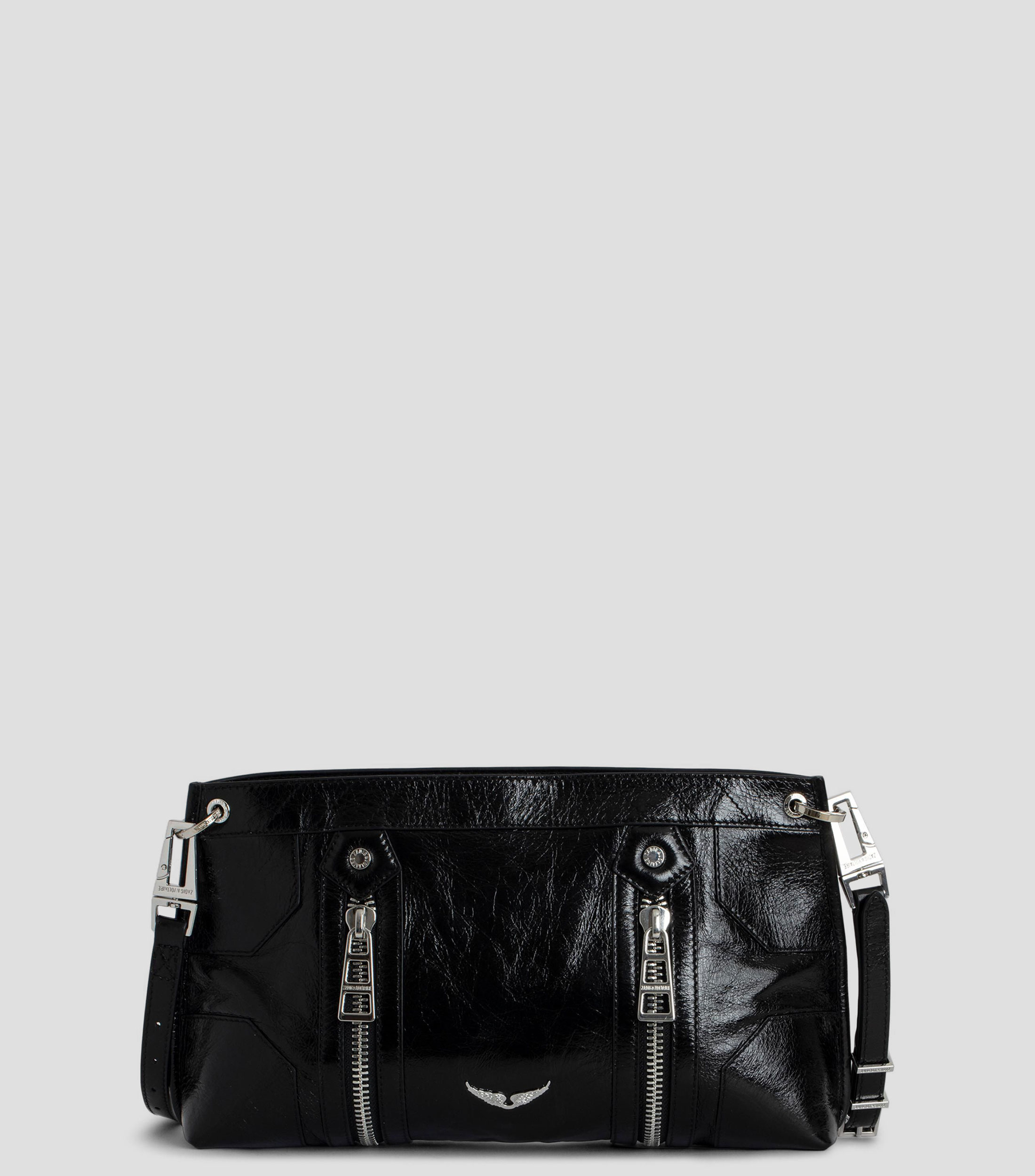 Bolsa crossbody Sunny en piel liso Mujer