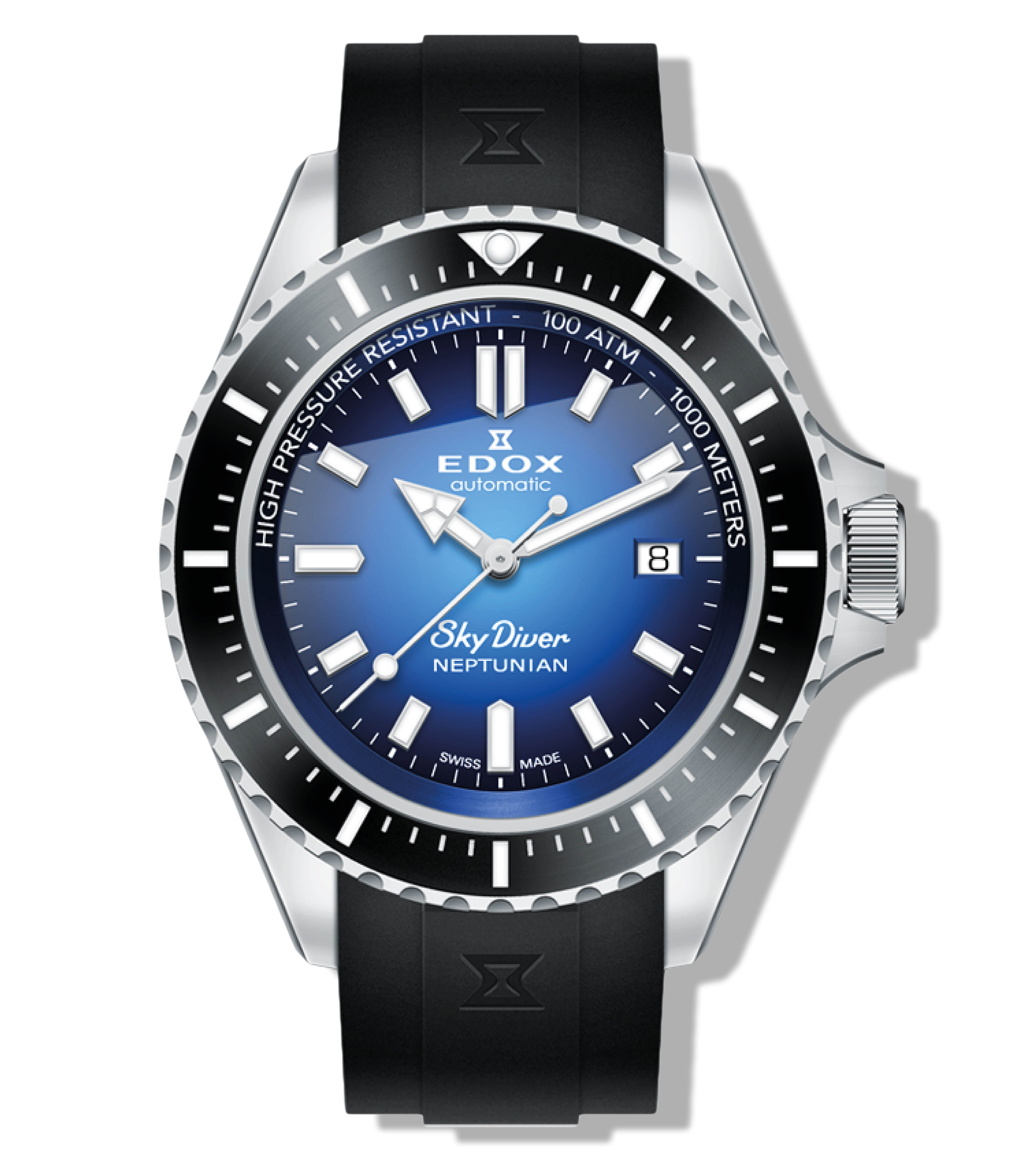 Edox Reloj Skydiver Neptunian Hombre El Palacio de Hierro