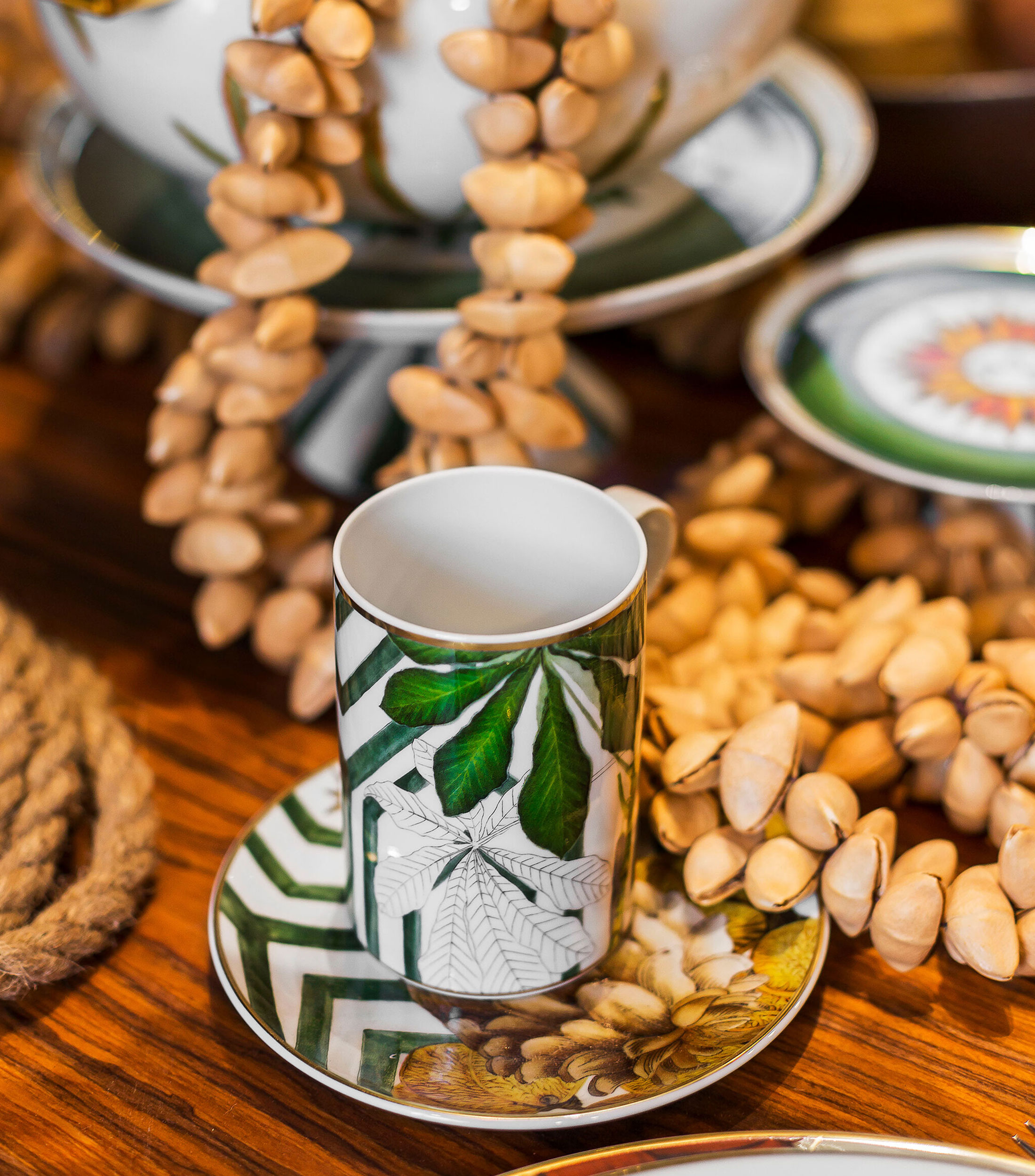 Terno para café Amazonia floral