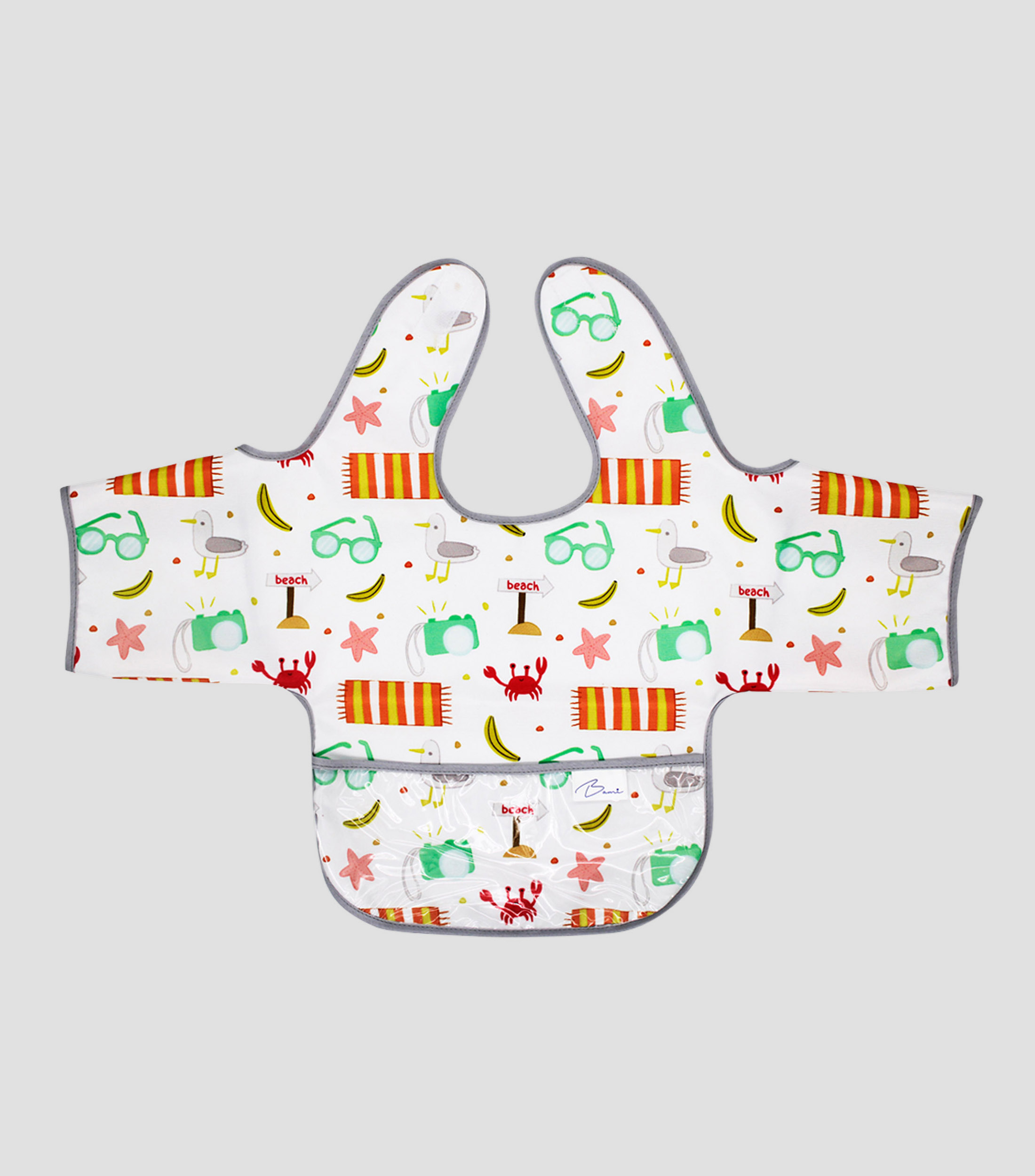 Babero impermeable con mangas Bebe