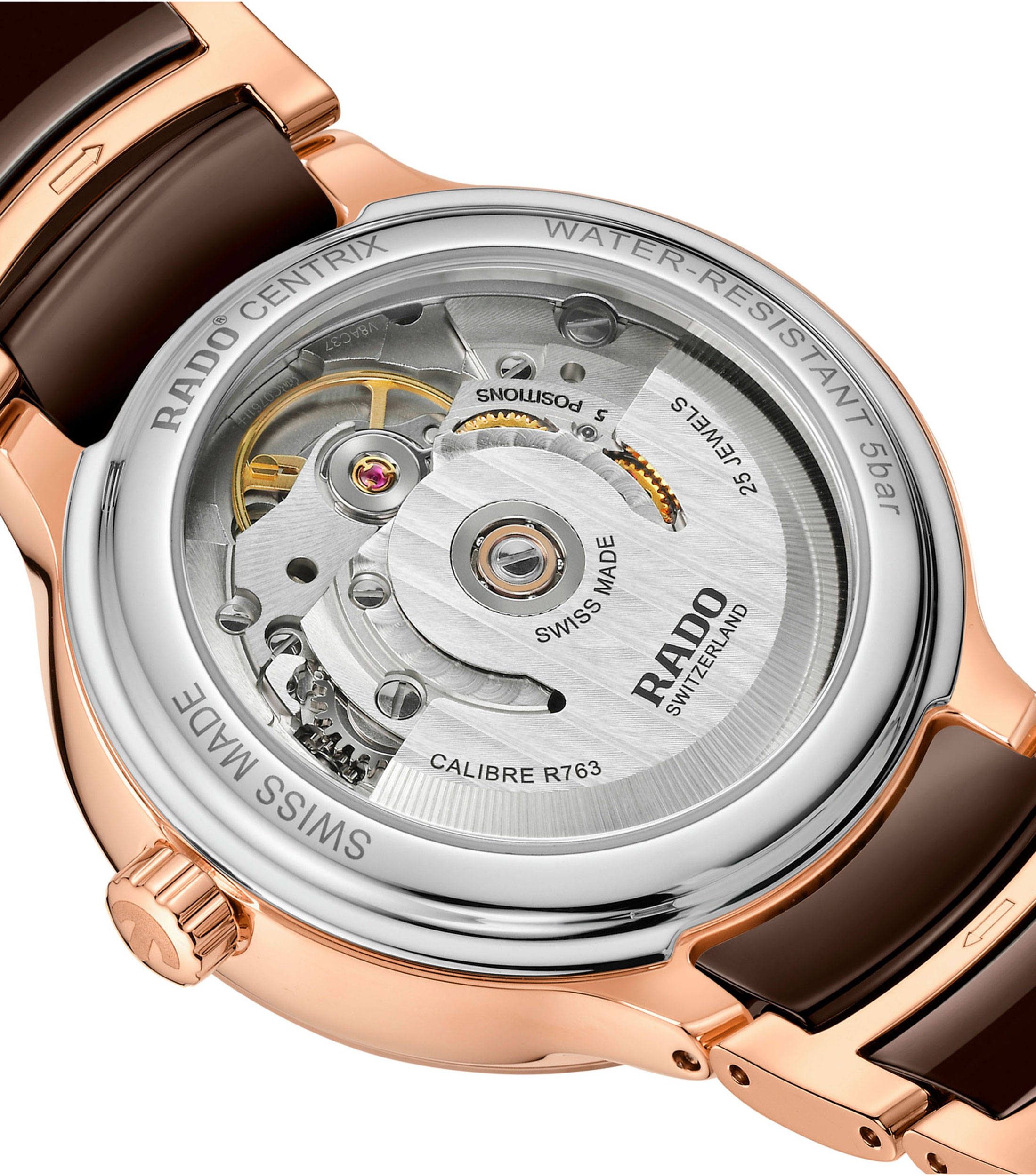 Reloj para Mujer Automático Centrix Diamonds Classic Carátula Café