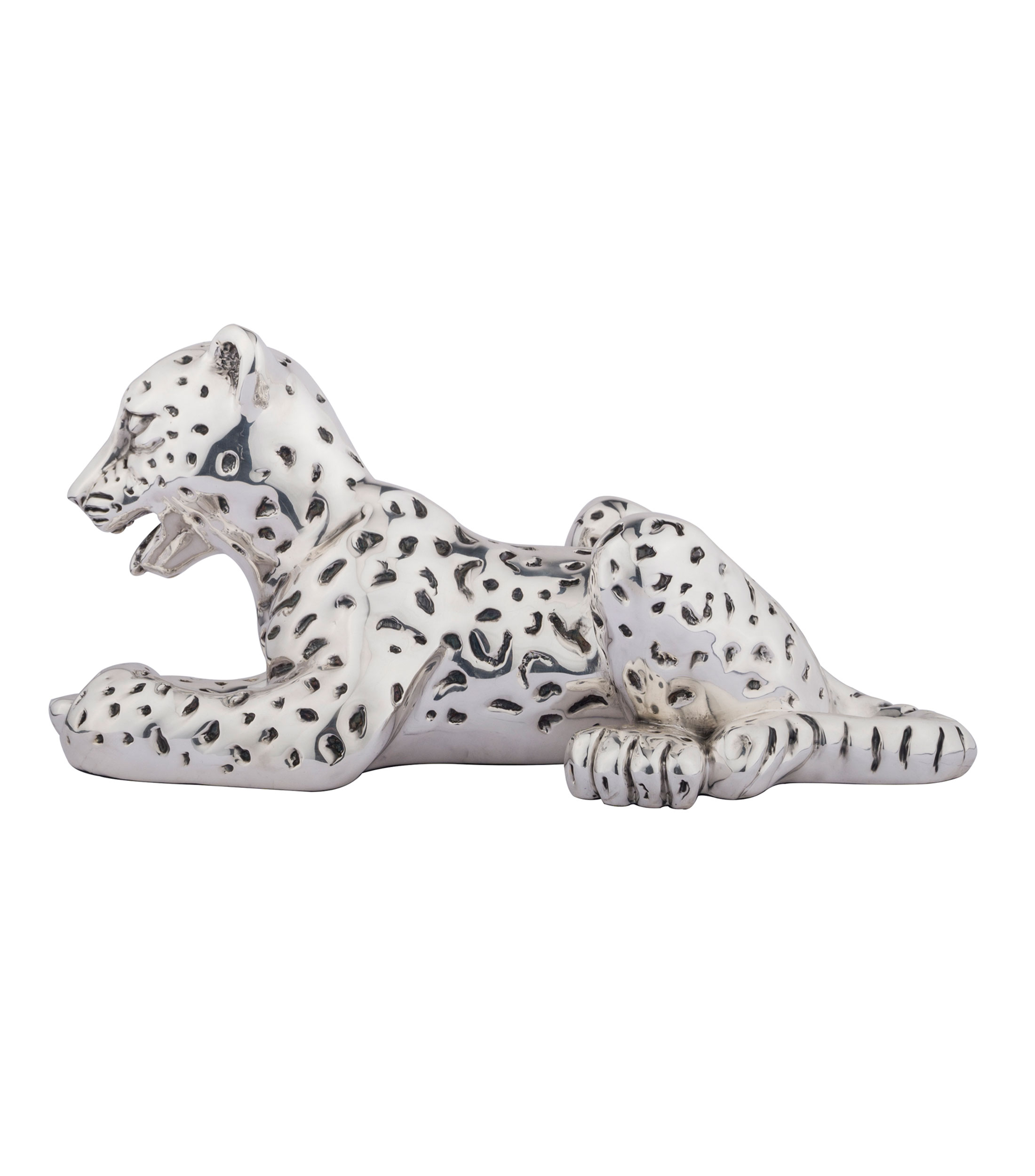 Figura Leopardo en plata