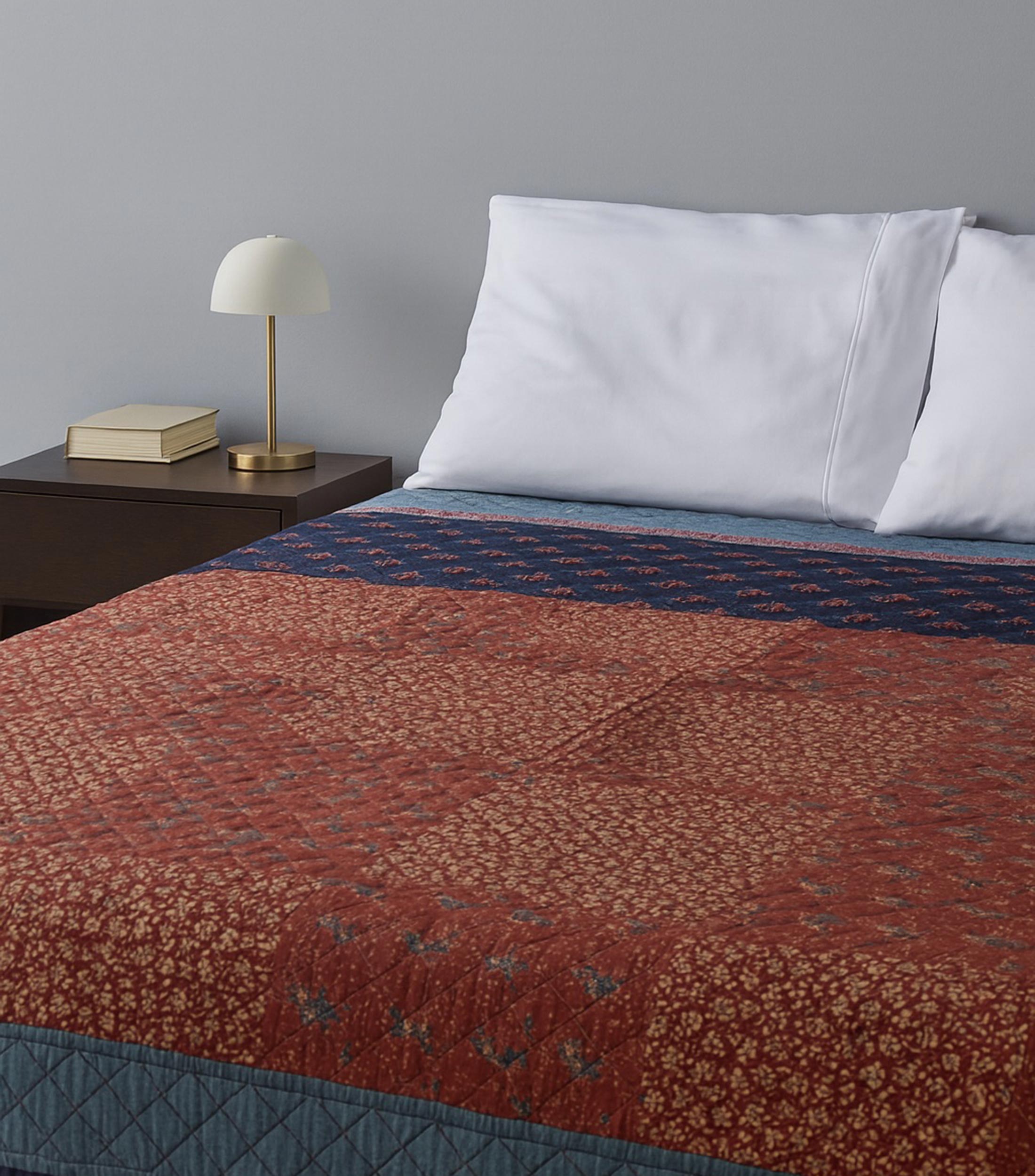 Colcha matrimonial/queen size en algodón Claremont multicolor