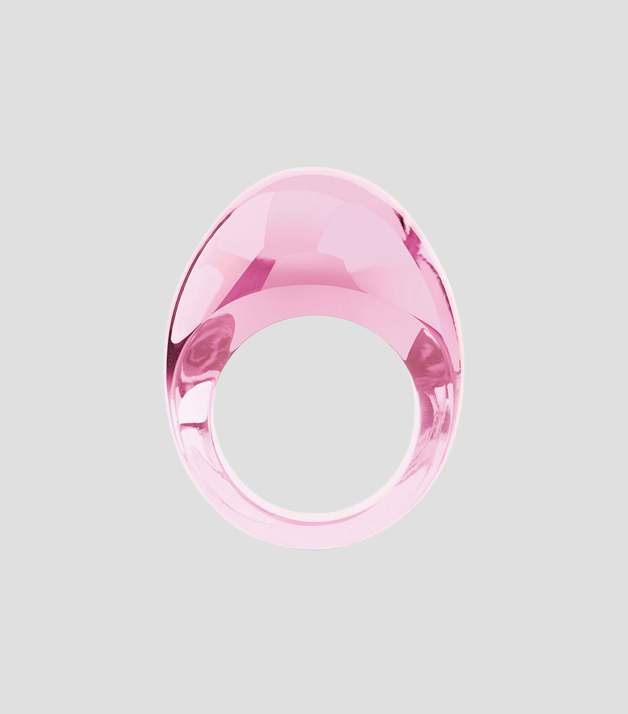 Anillo Cabuchón rosado Mujer talla 54