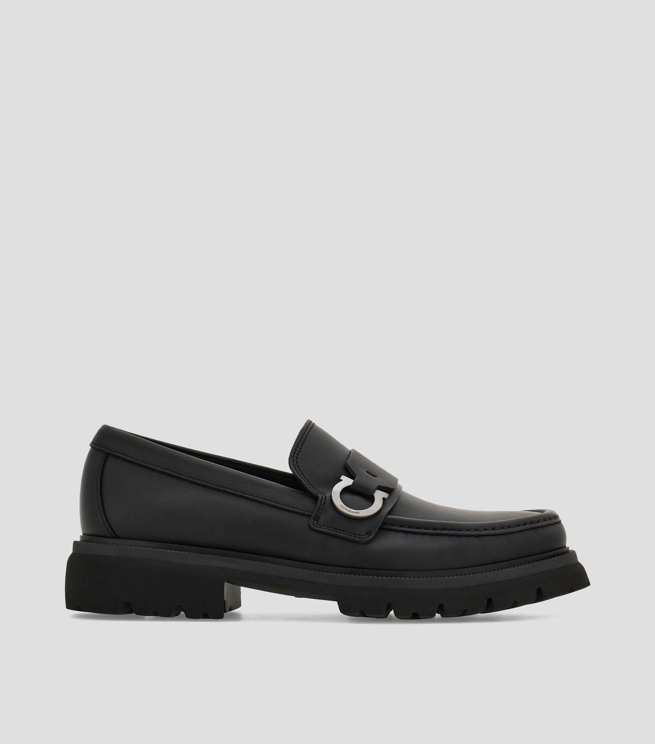 Mocasines con adorno Gancini Hombre