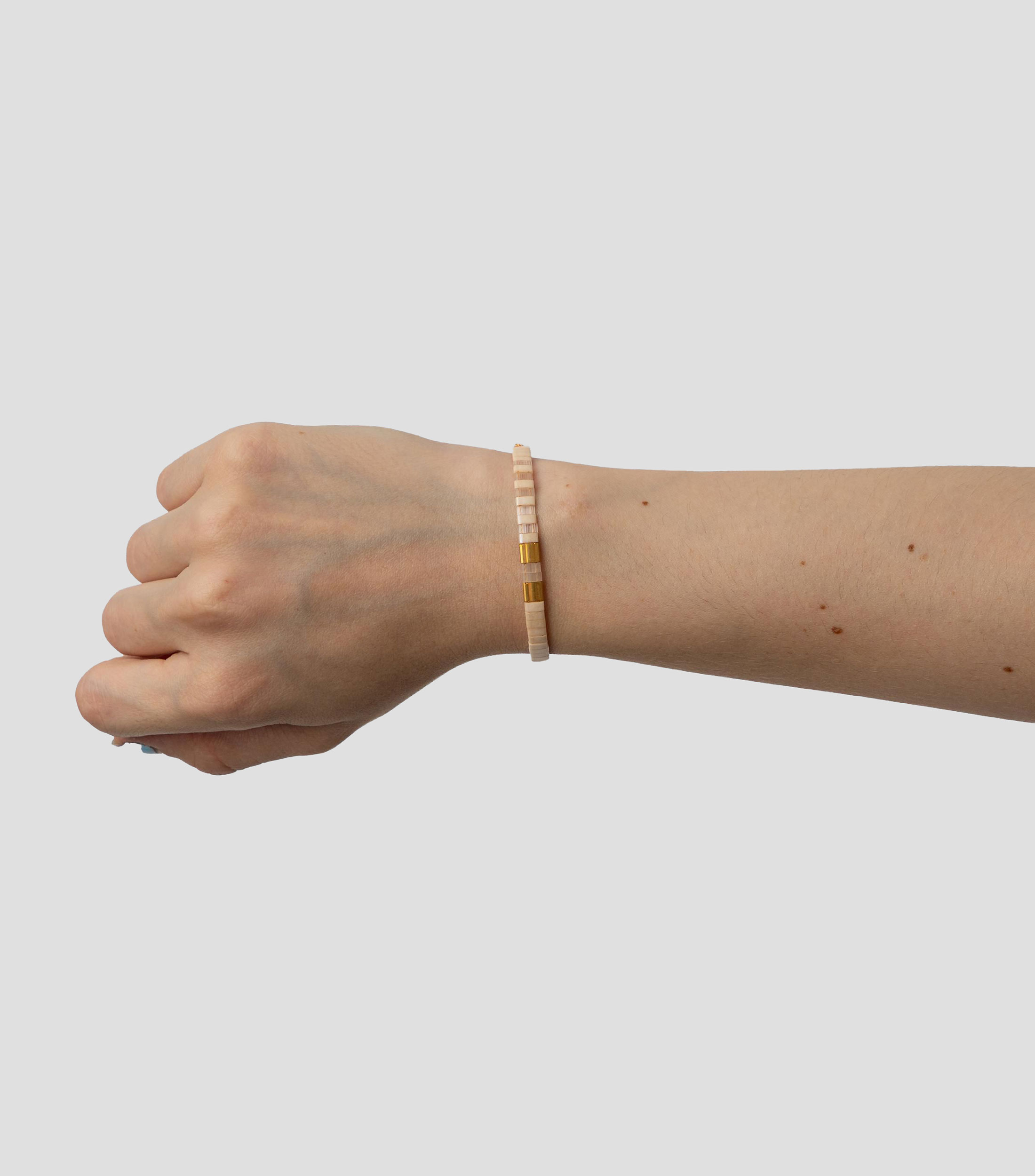 Pulsera Tila con chaquira Miyuki Mujer