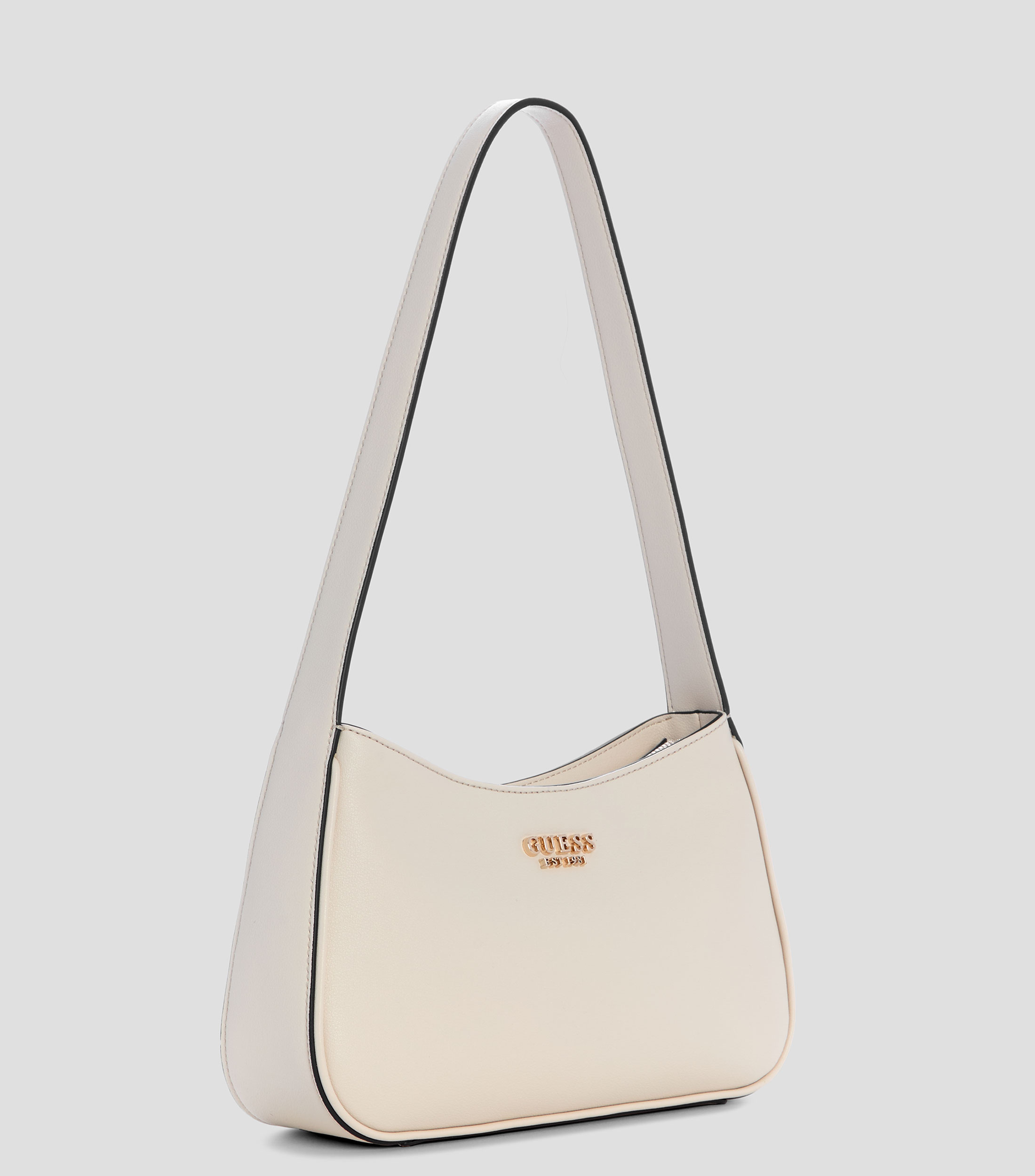 Bolsa shoulder lisa con detalle texturizado Mujer