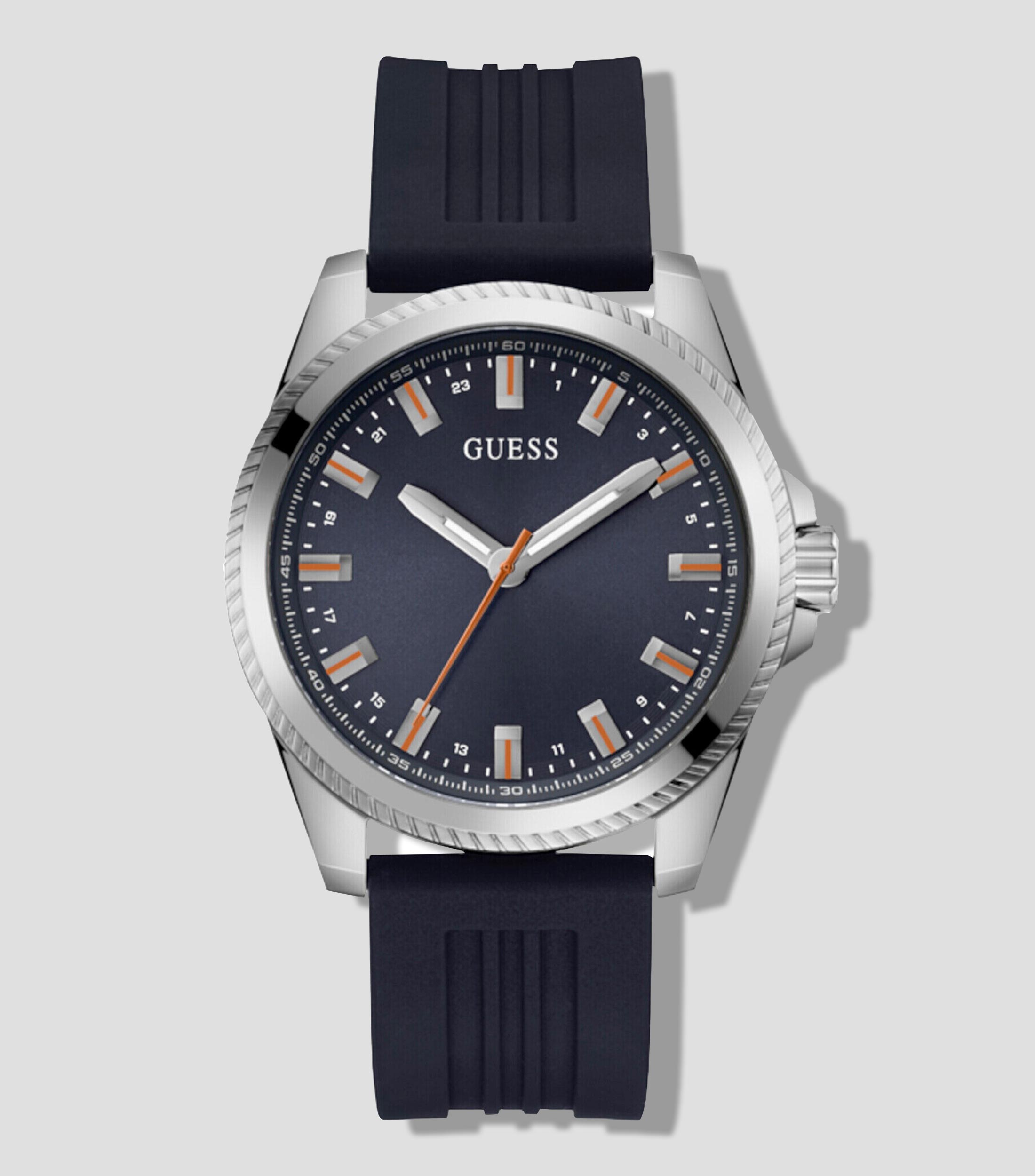 Reloj para Hombre Champ Casual, Plateado, Negro