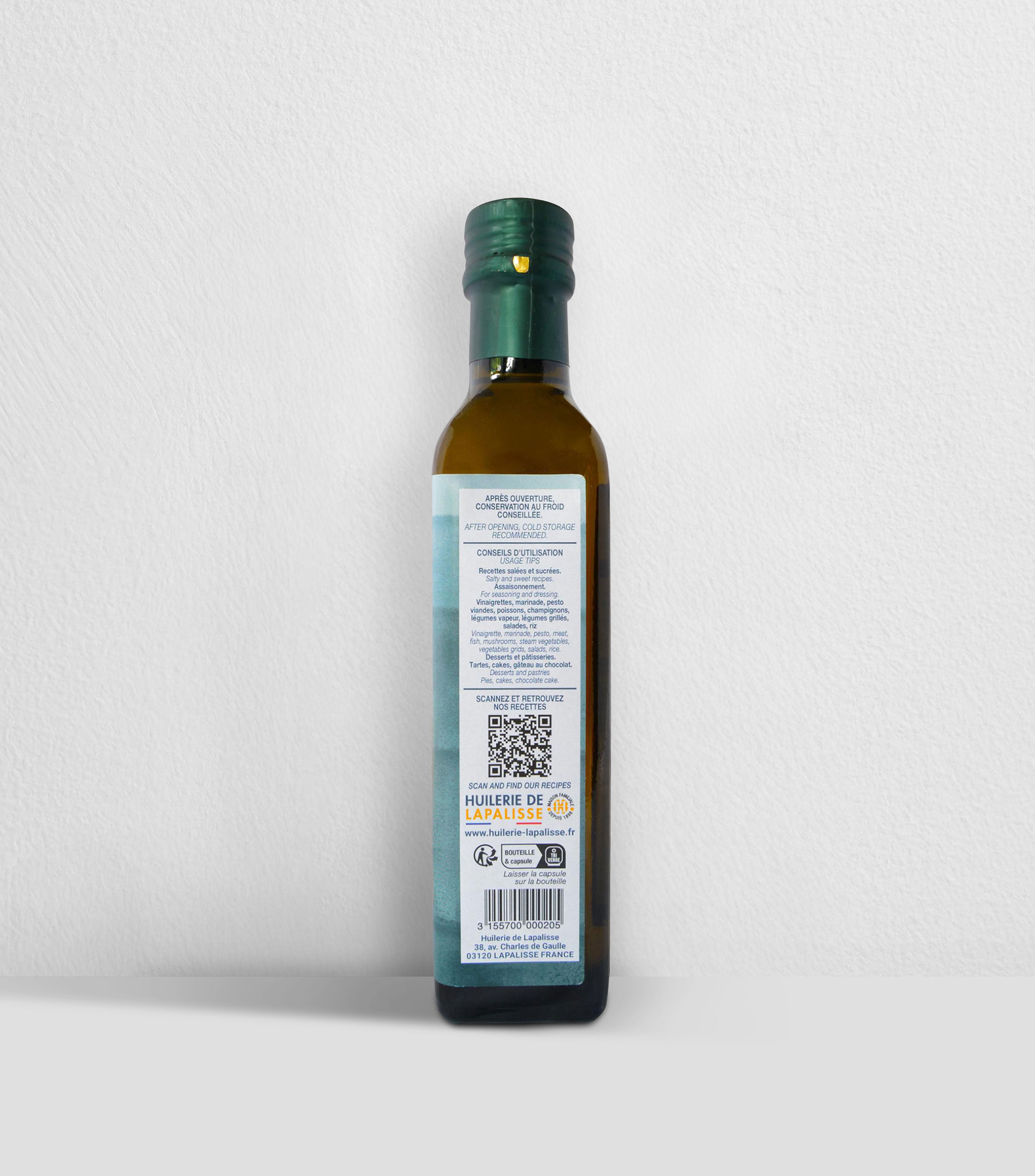 Aceite Puro de Avellana, 250 ml