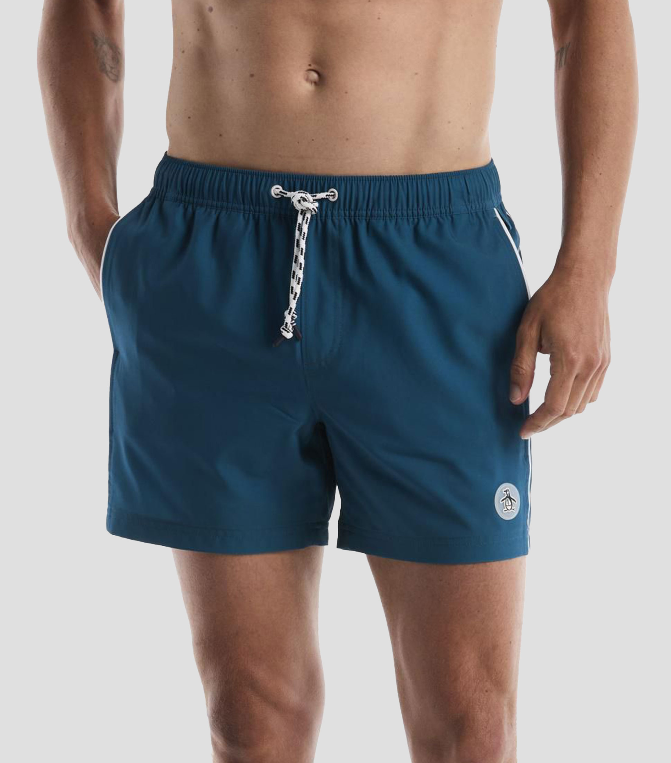 Traje de baño corto Volley Earl liso Hombre