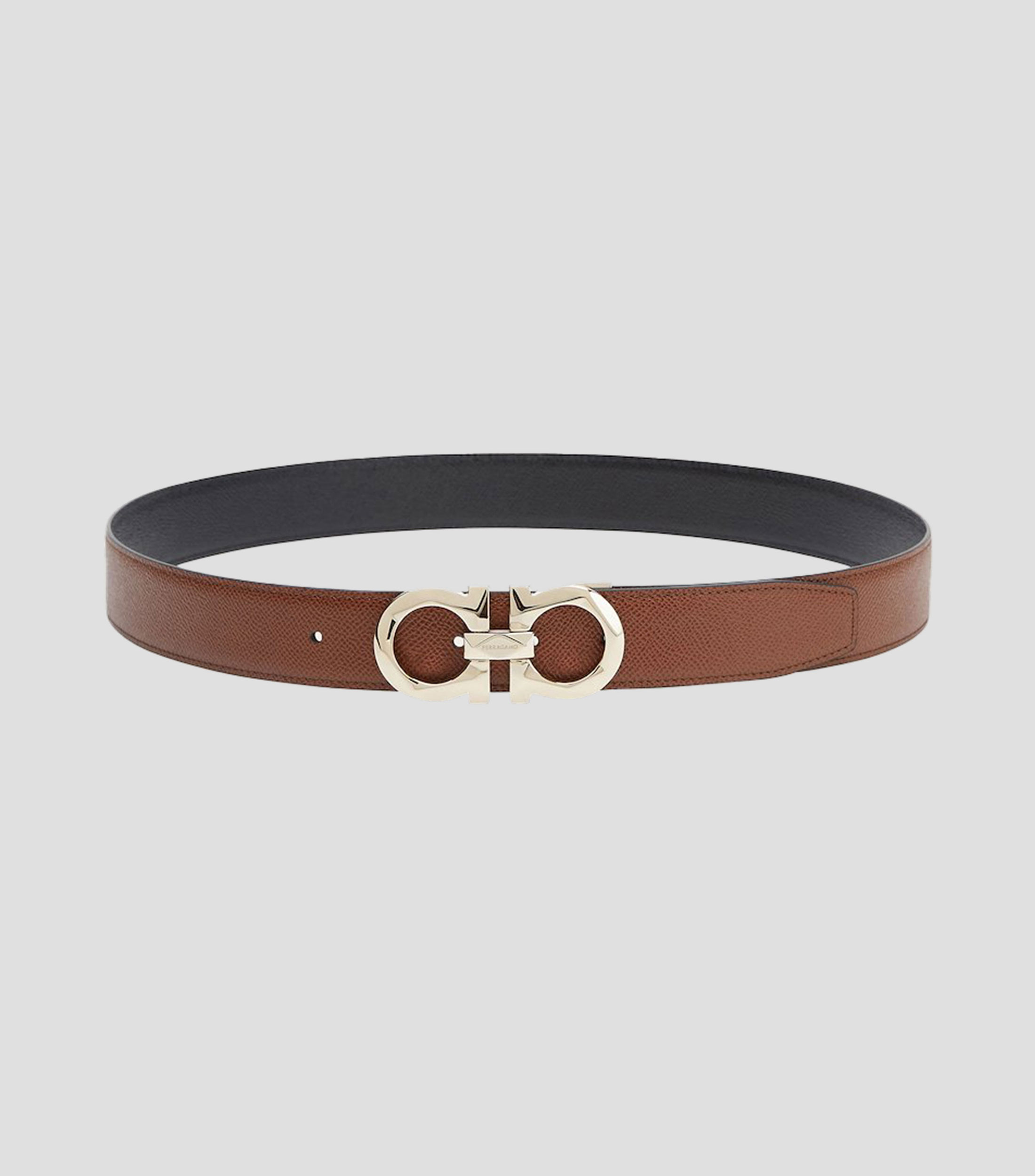Cinturón reversible y ajustable Gancini Hombre