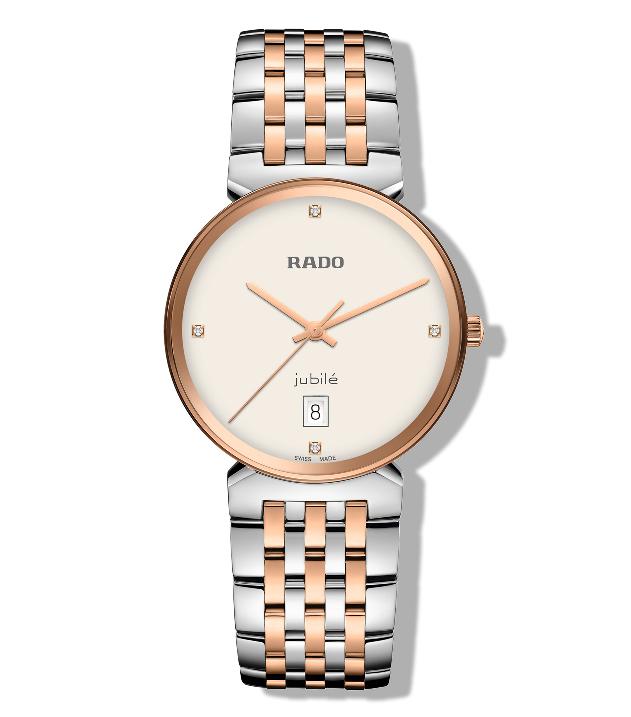 Reloj Unisex Cuarzo Florence Diamonds Classic Carátula Crema