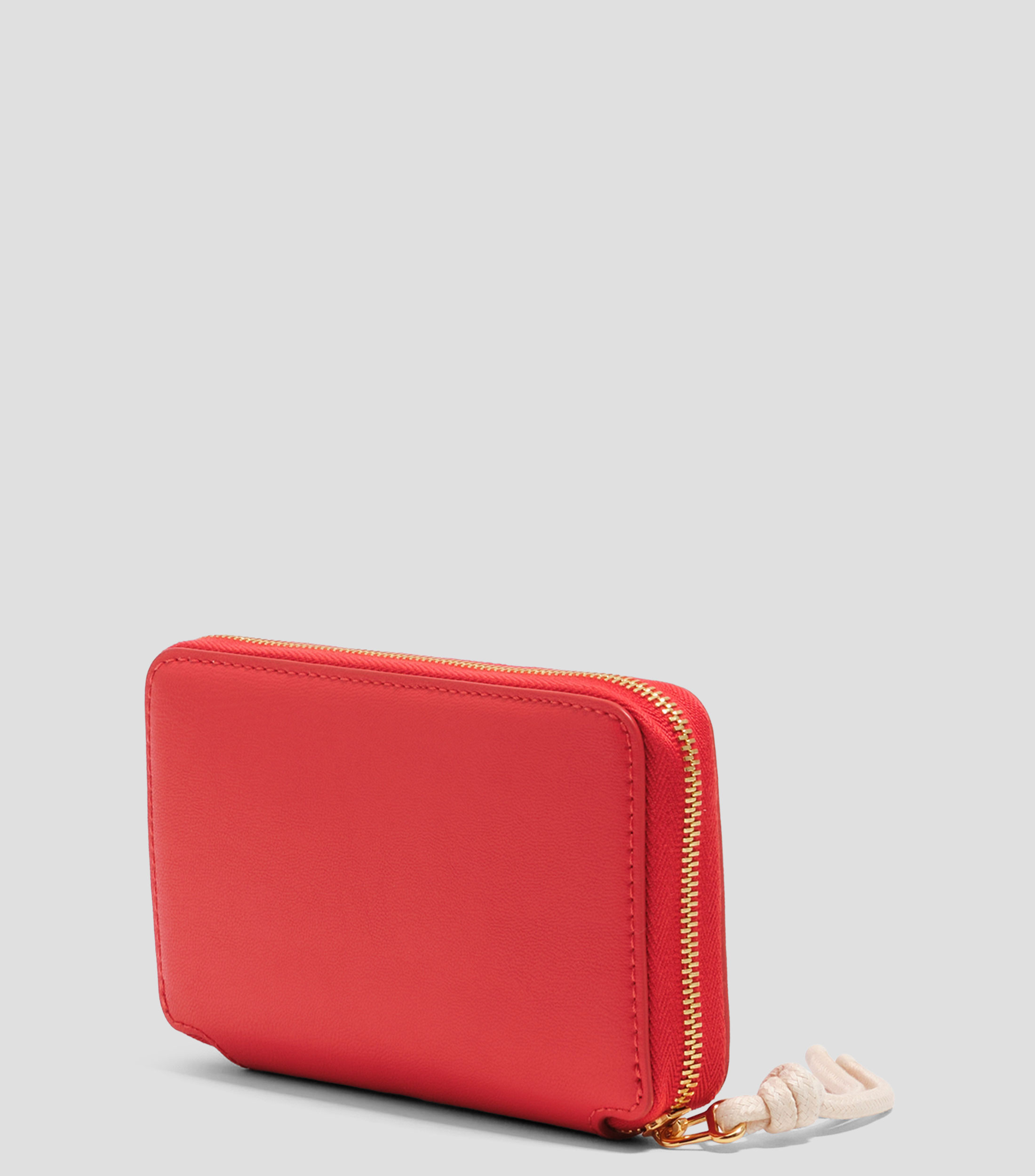Monedero horizontal mediana rojo intenso Mujer