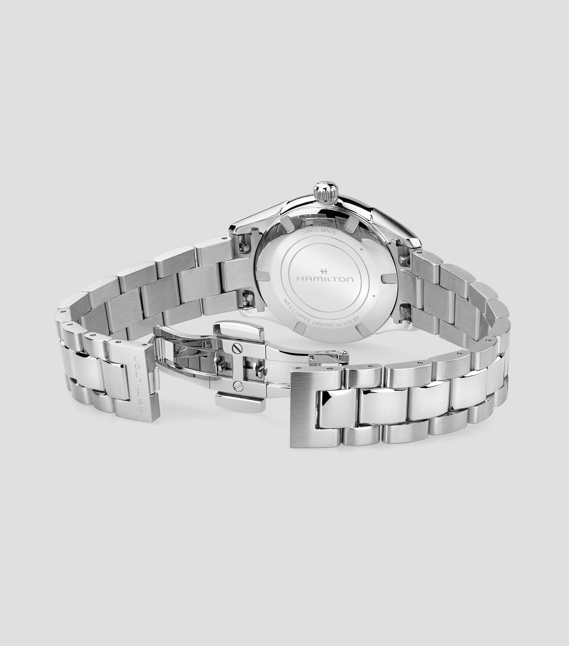 Reloj Unisex Jazzmaster Quartz casual, Plateado