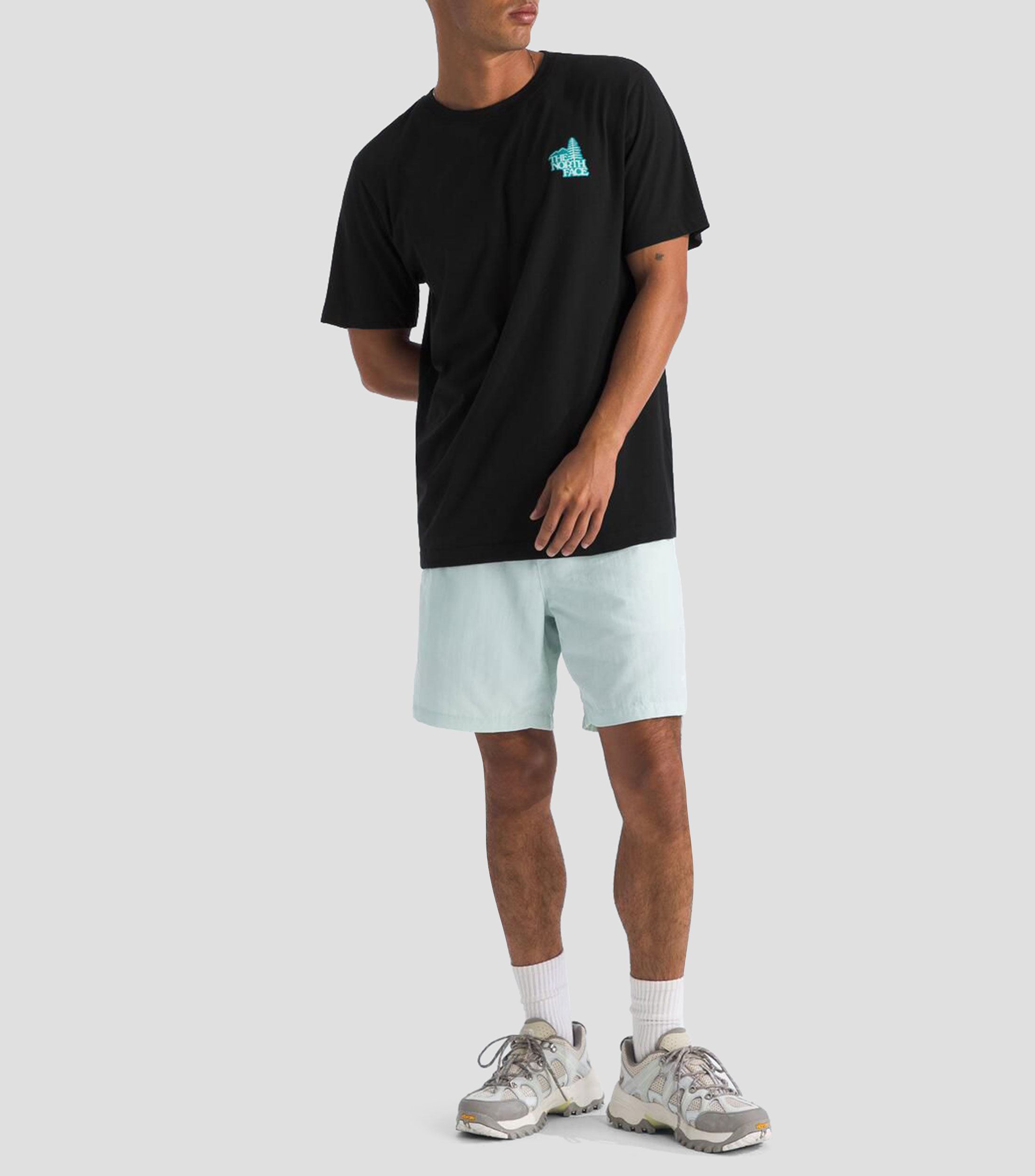 Playera cuello redondo manga corta lisa Hombre