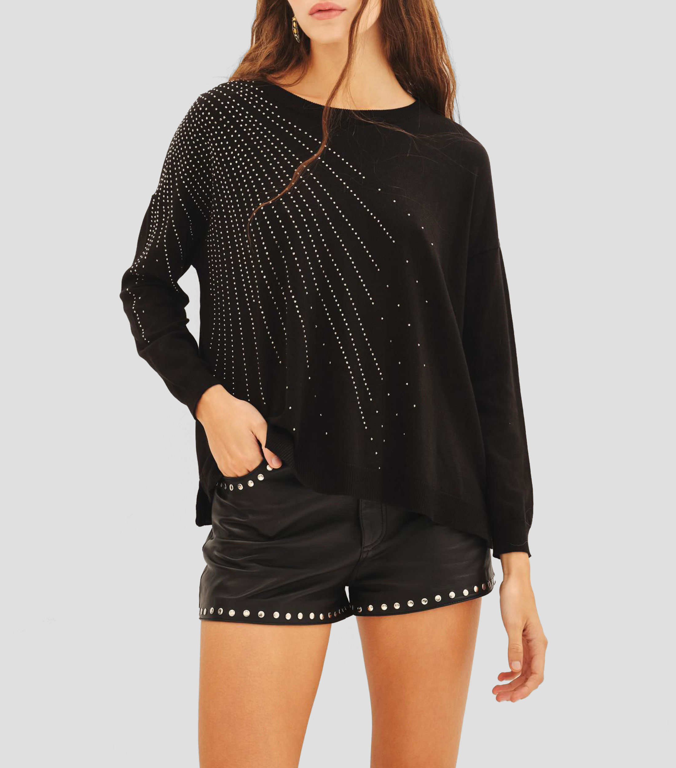 Suéter Cuello Redondo Mujer