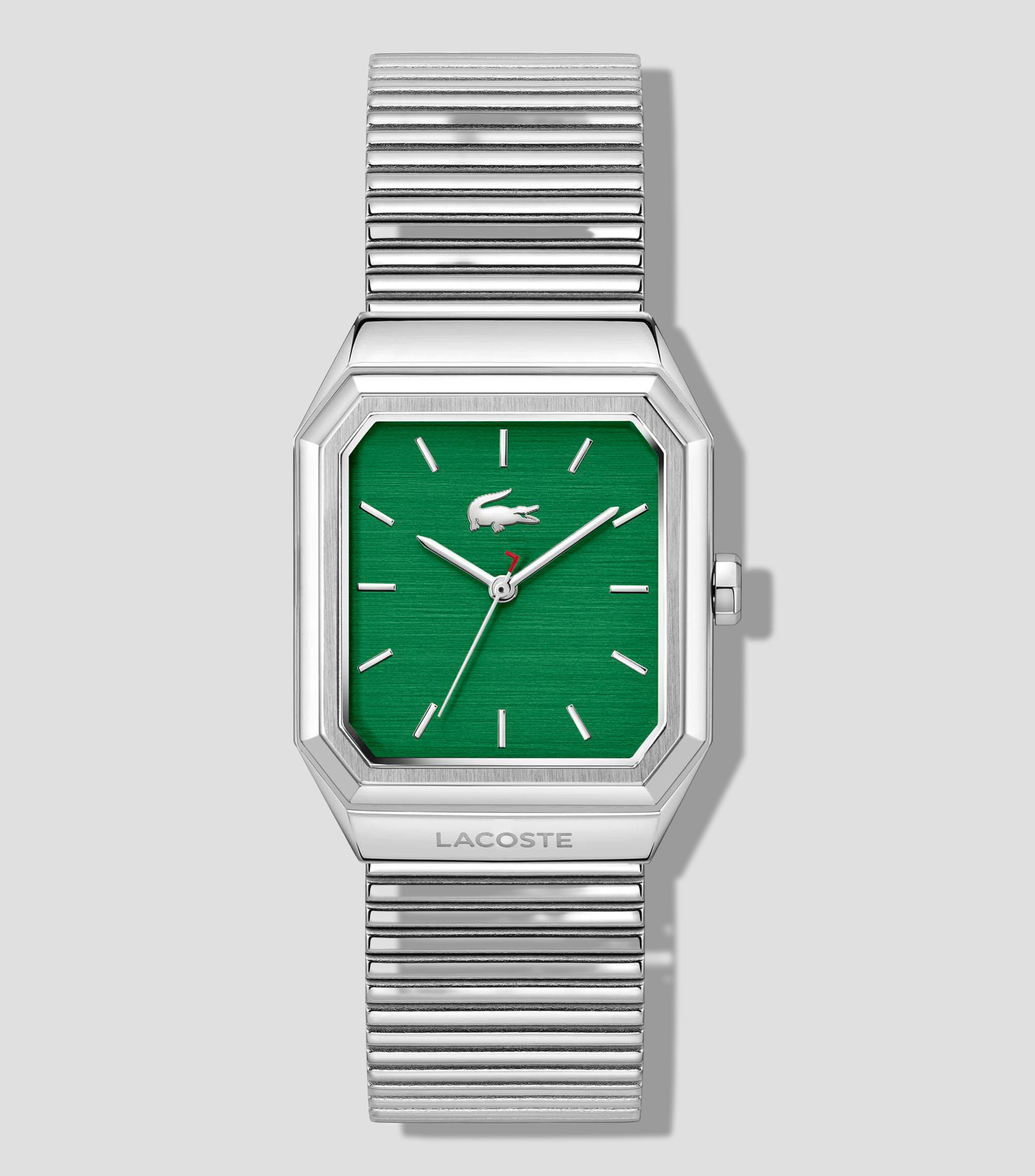 Reloj para Hombre Rene casual plateado, verde