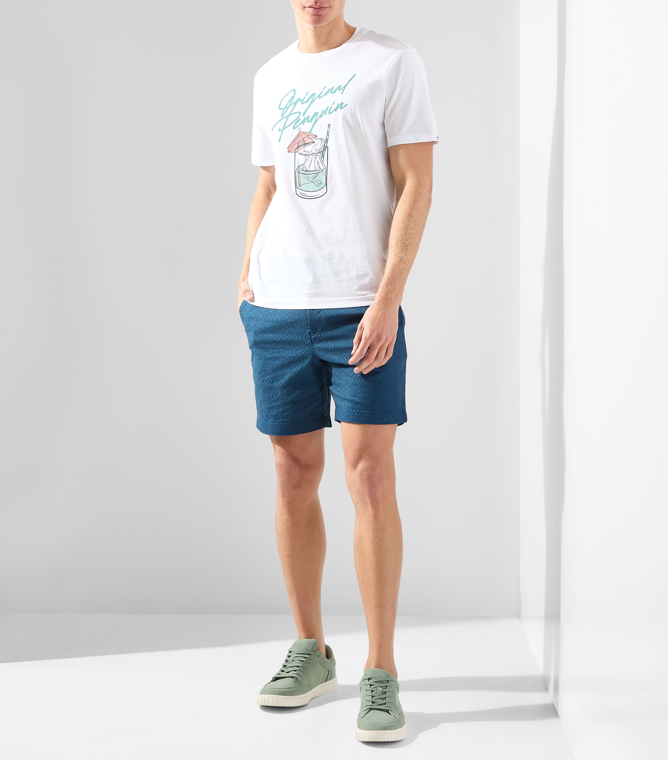 Playera cuello redondo manga corta Hombre