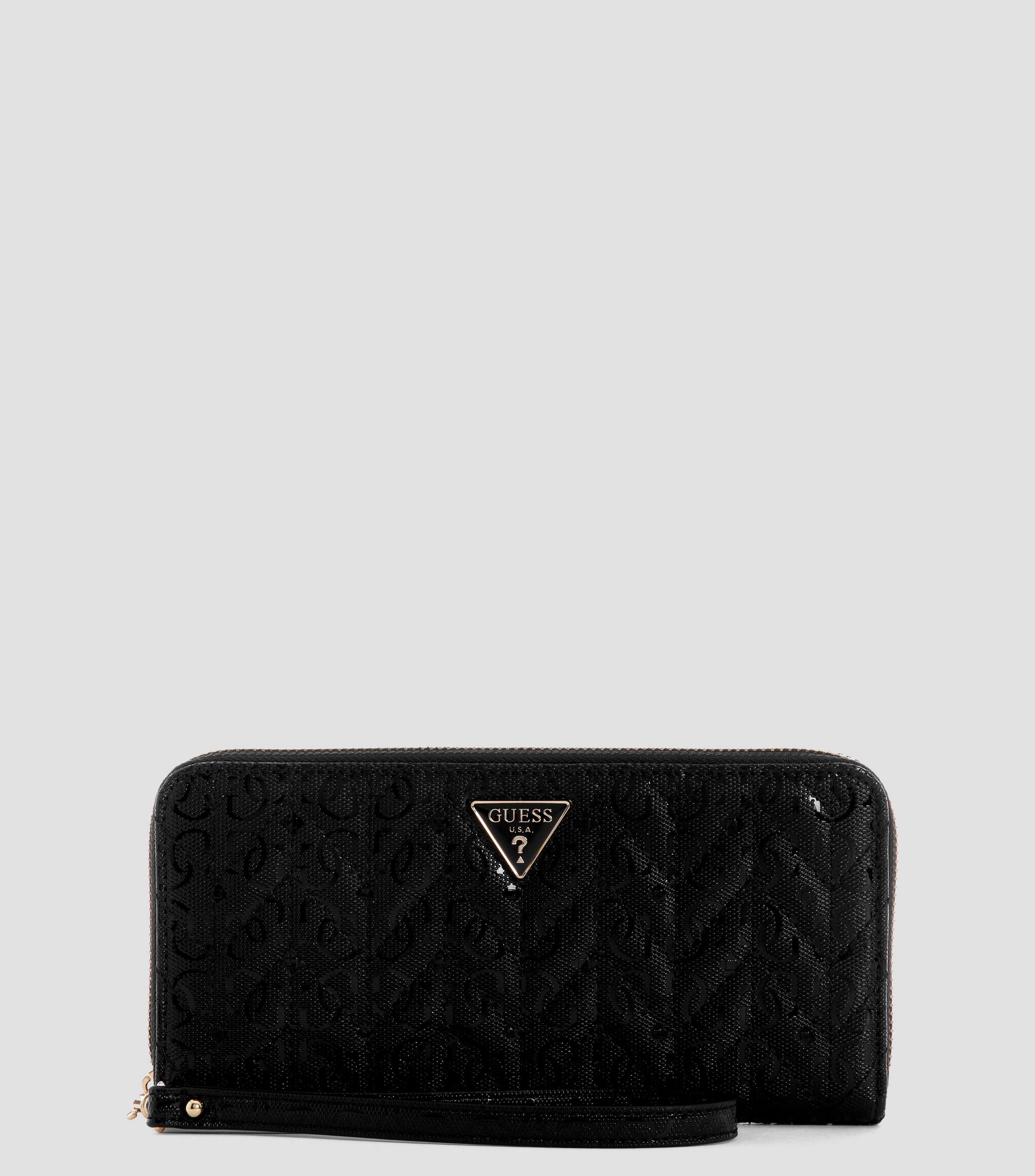 Cartera negra Stacey sólida Mujer