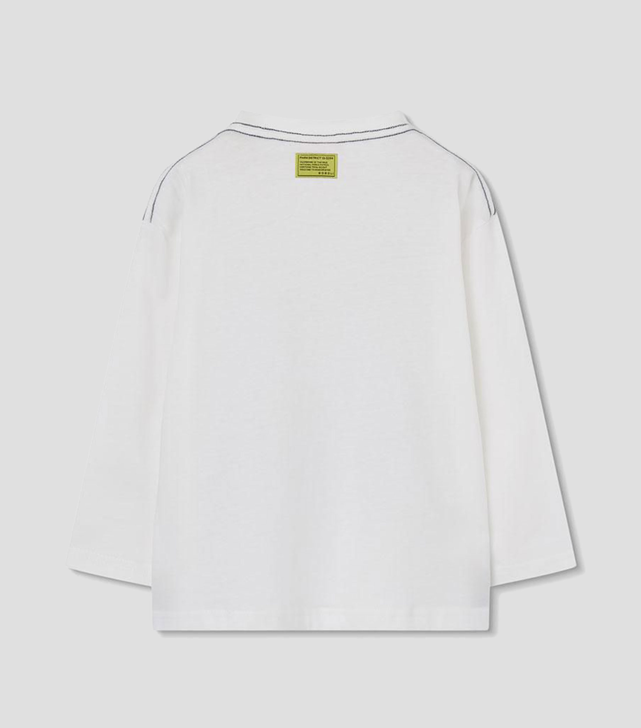 Playera cuello redondo manga larga estampado Niño