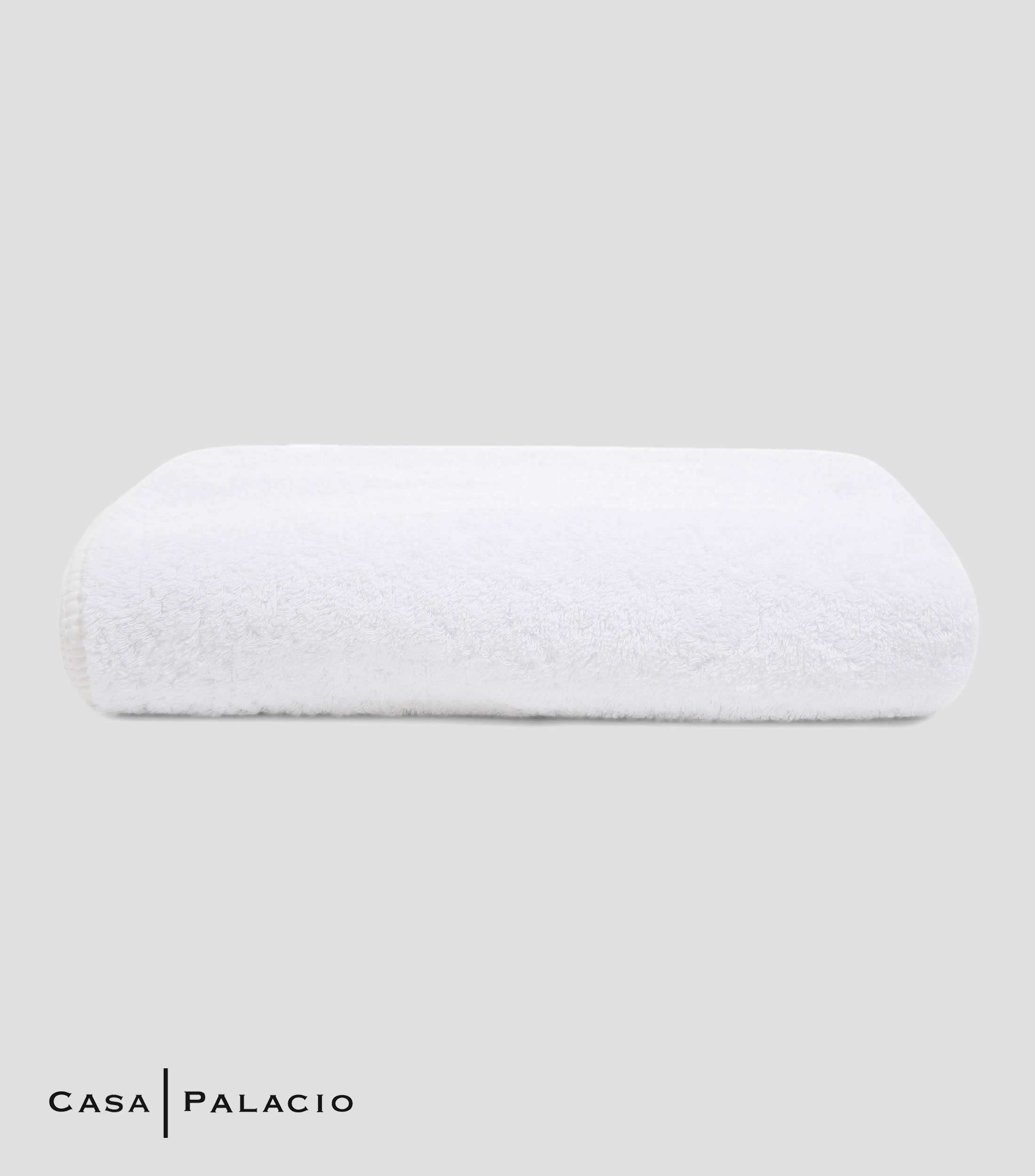 Toalla de medio baño blanca