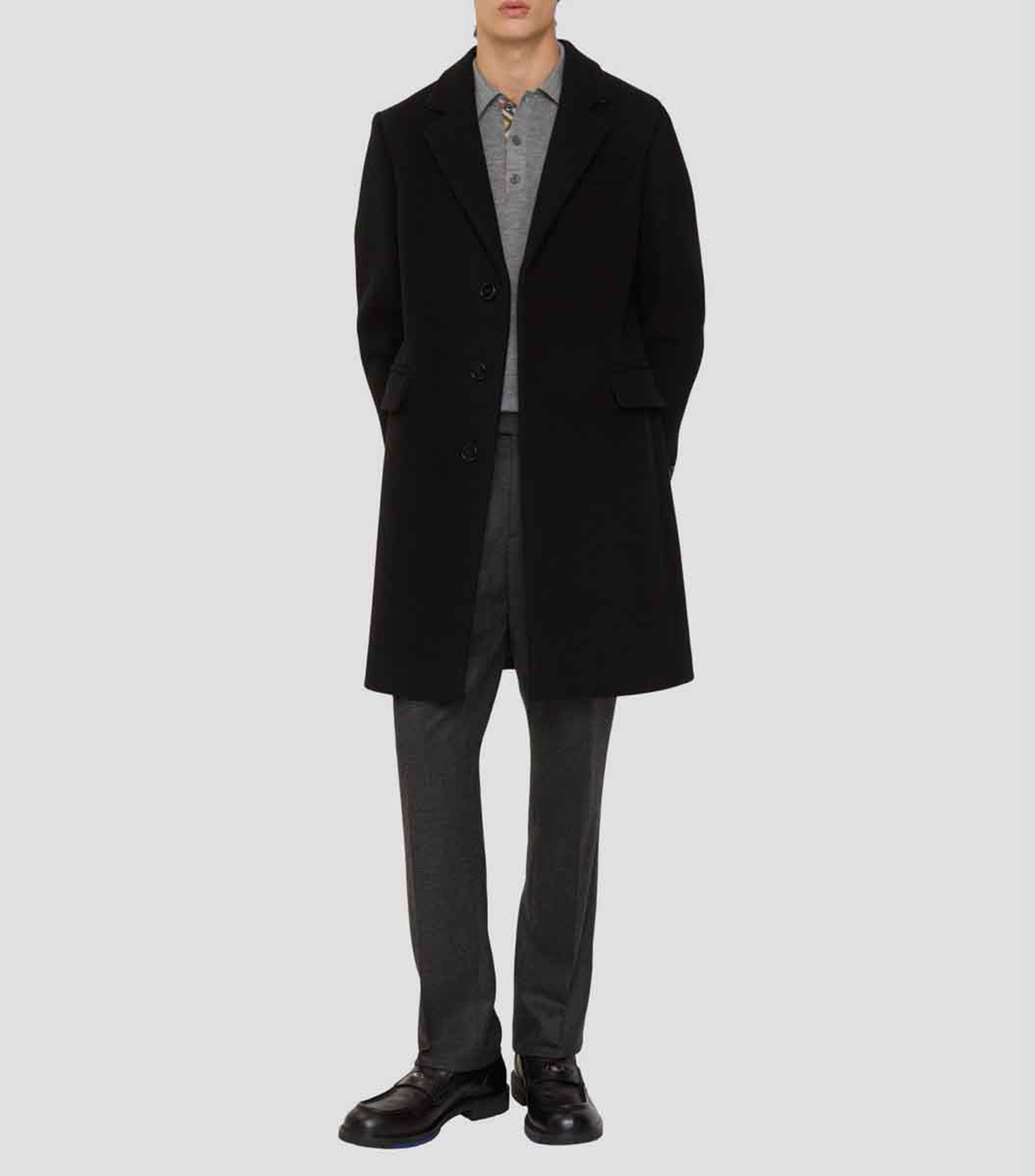 Abrigo Midi con botonadura Hombre