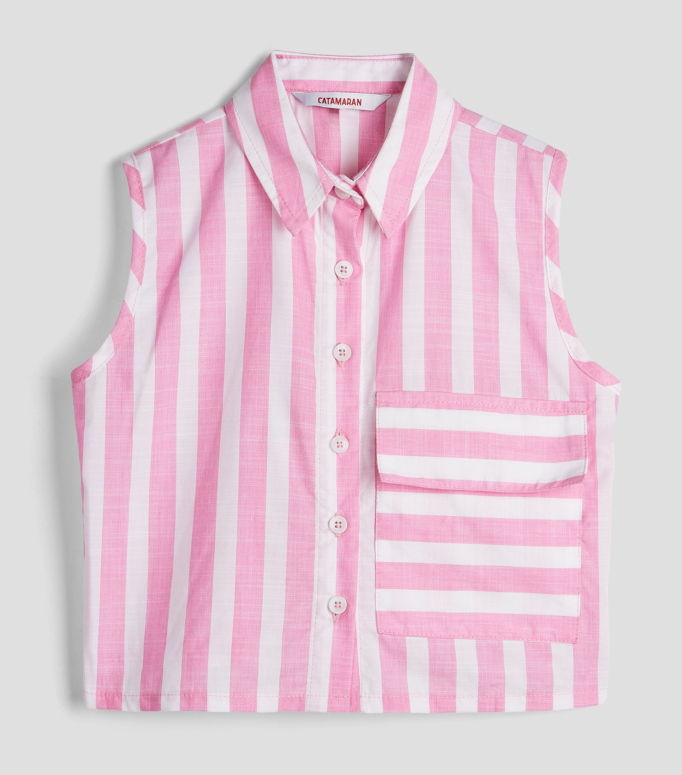 Camisa a rayas sin mangas Niña