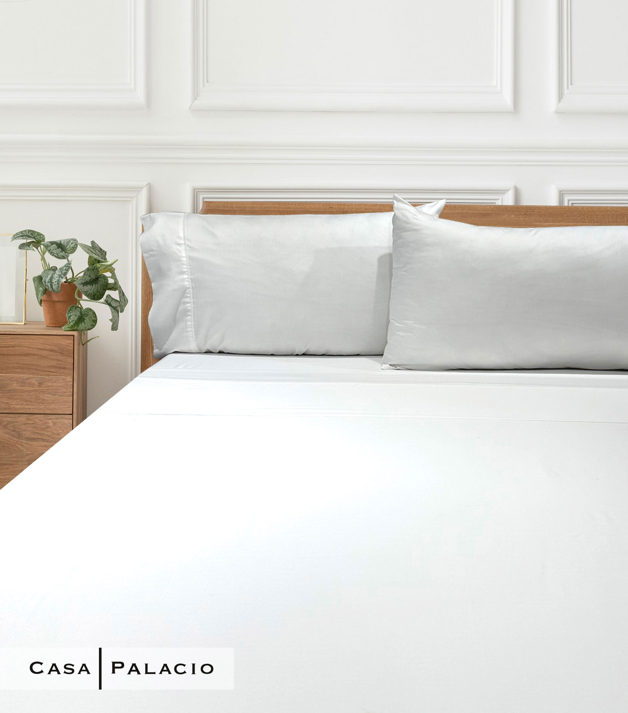 Juego de Sábanas Queen Size Blanco