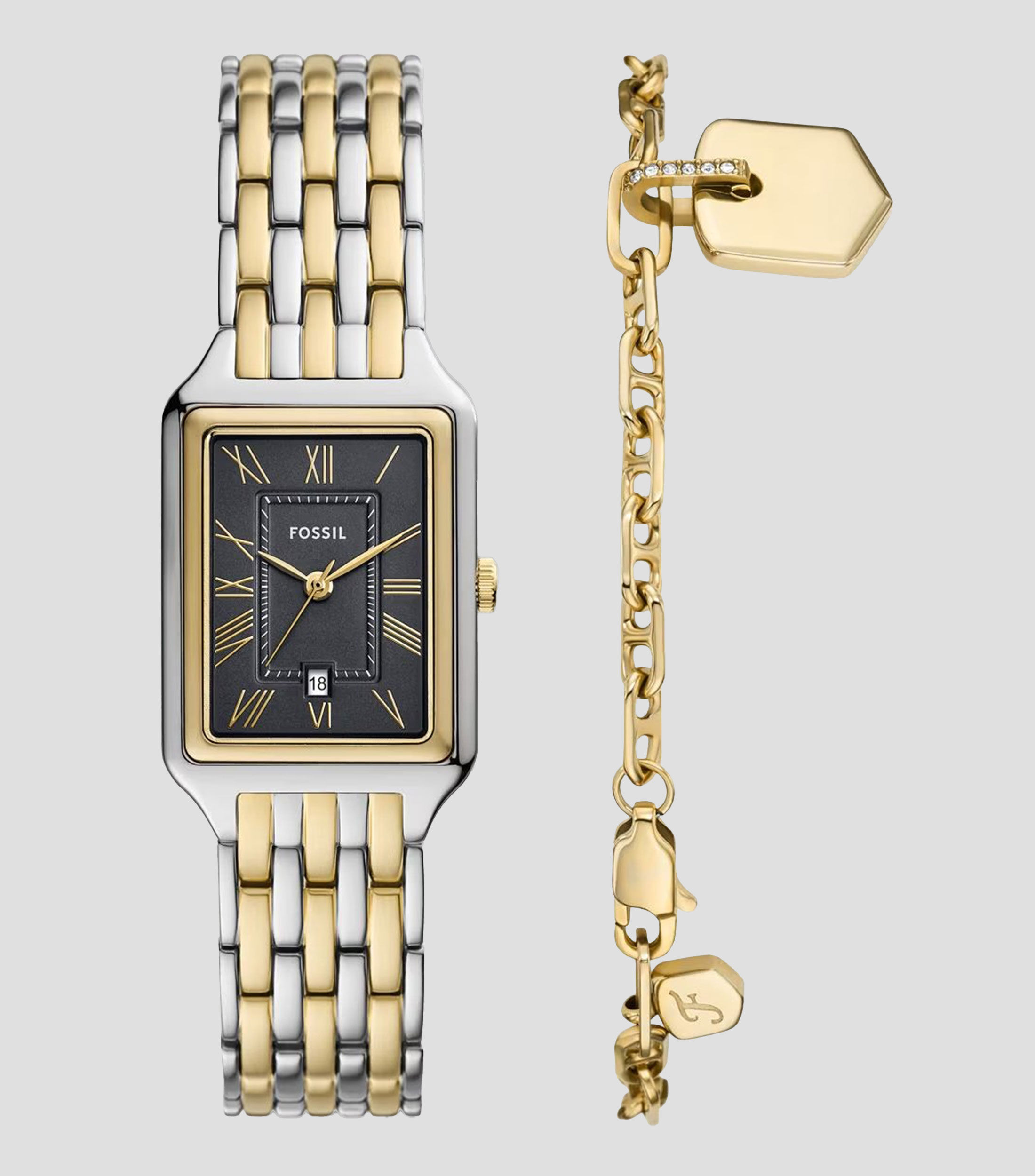 Set de Reloj y Brazalete para Mujer