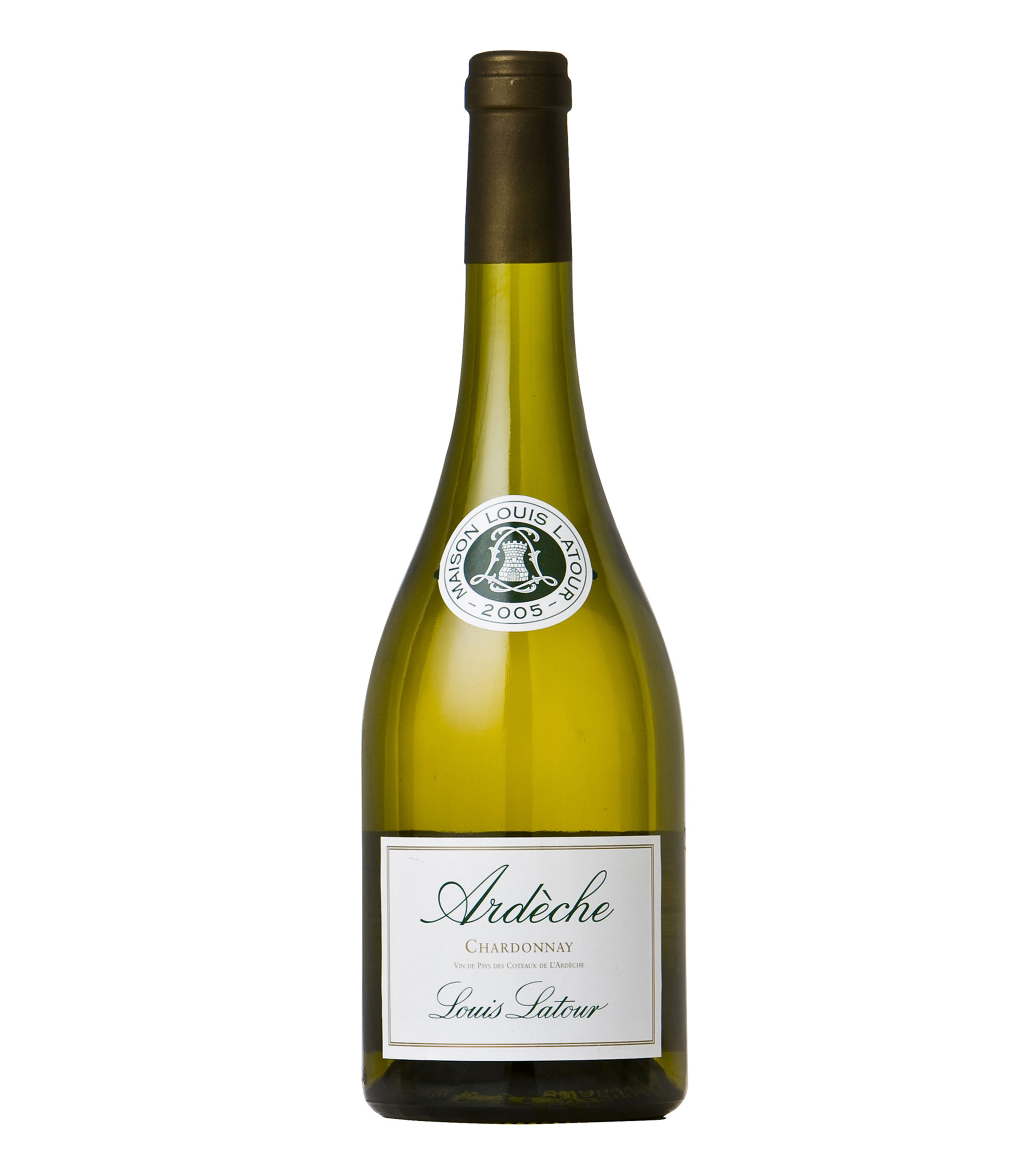 Vino Blanco Ardeche Chardonnay, Francia, 750 ml