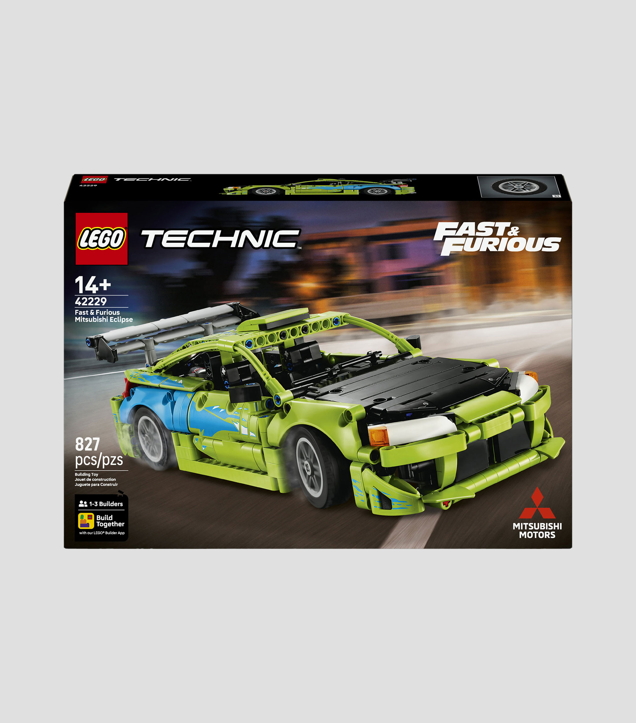 Lego Technic Auto Mitsubishi Eclipse de Fast and Furious 42229