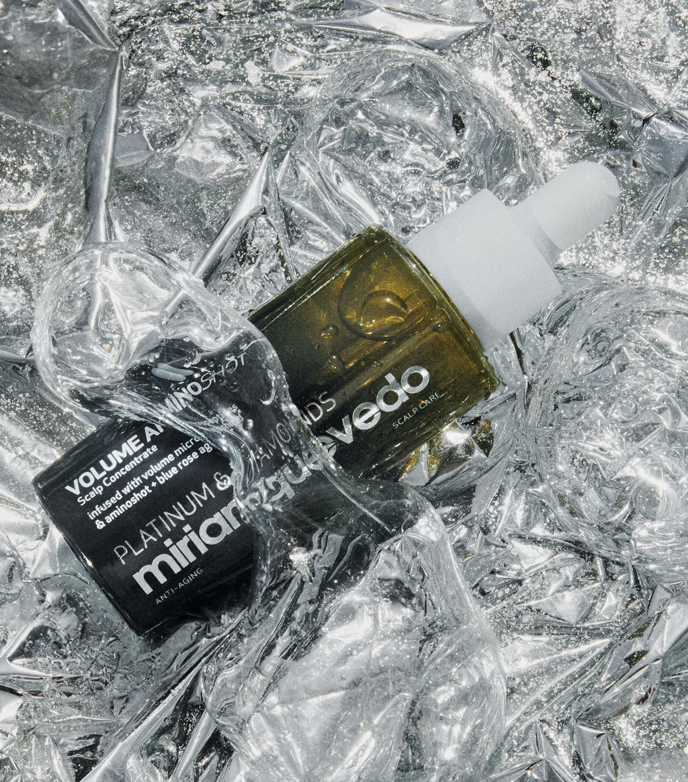 Concentrado capilar voluminizador Platinum and Diamonds Aminoshot, 50 ml