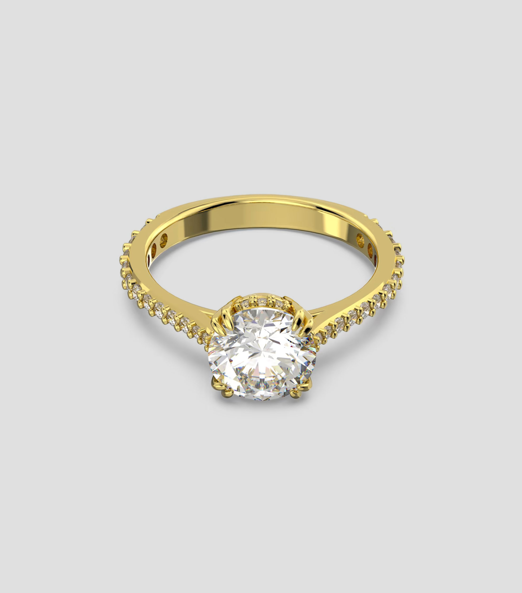 Anillo Constella de coctel dorado Mujer