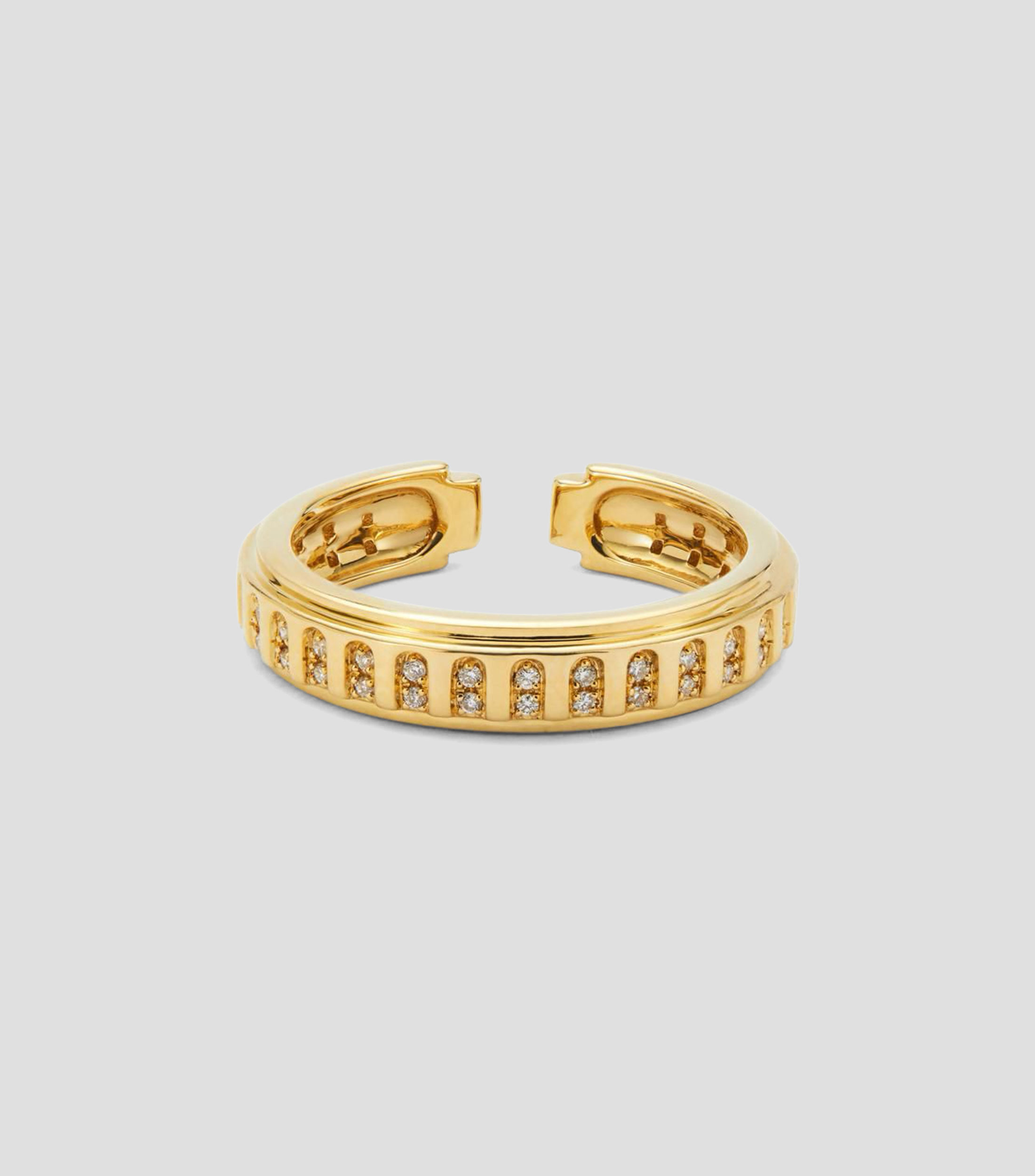 Anillo en oro amarillo Sota con diamante Mujer