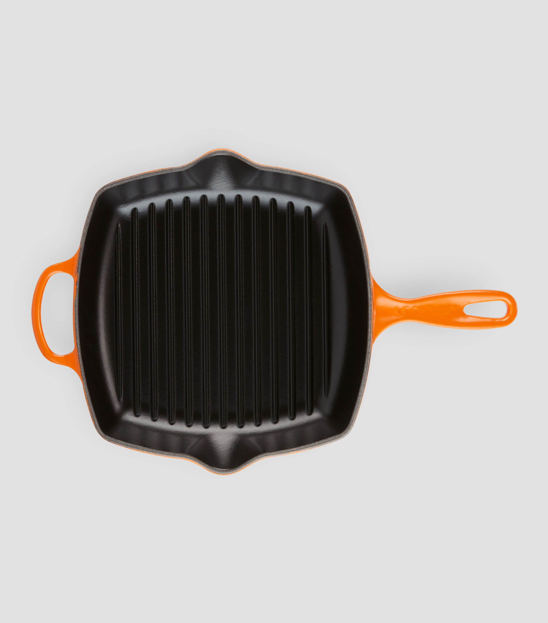 Skillet Grill en Hierro Colado Esmaltado de 26 cm Naranja Flame