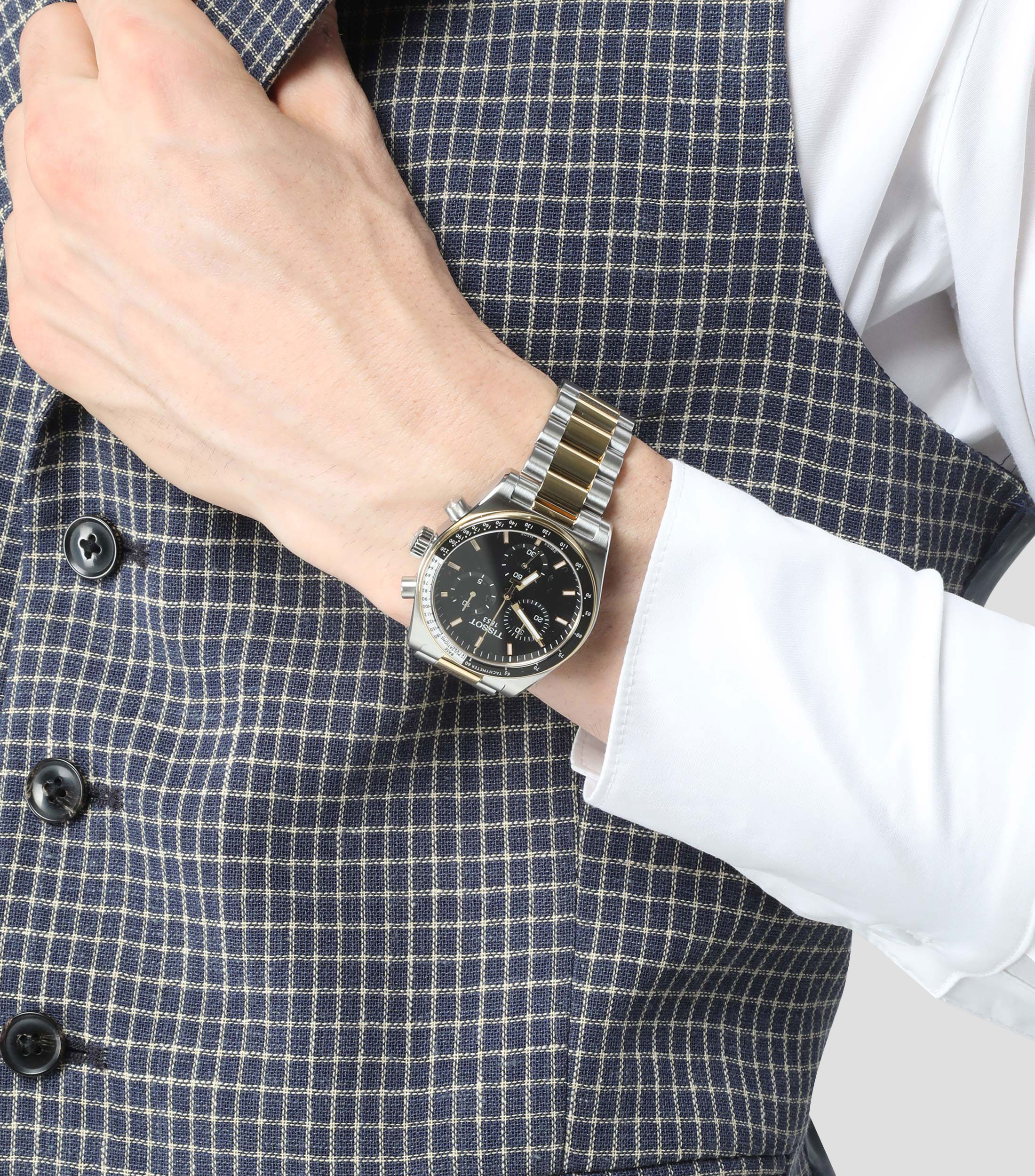 Reloj para Hombre PR516 de Vestir, Plateado, Dorado