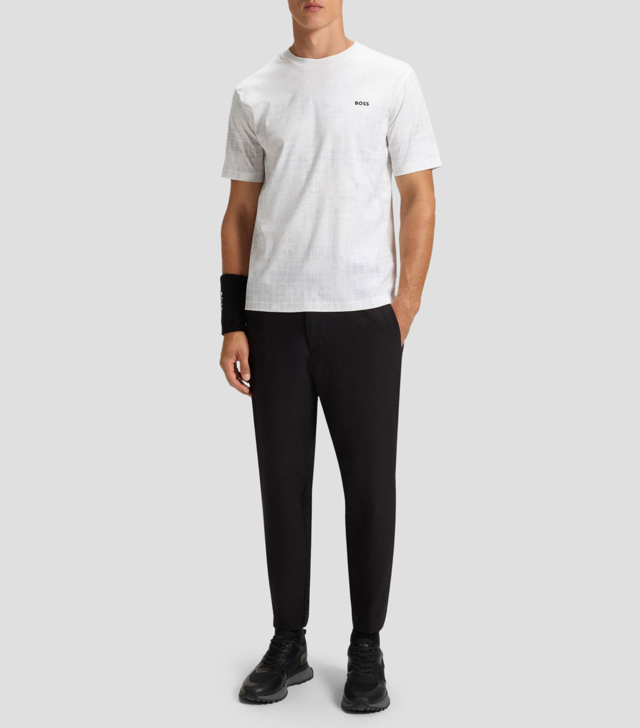 Playera de algodón mercerizado con gráficos estampados Hombre