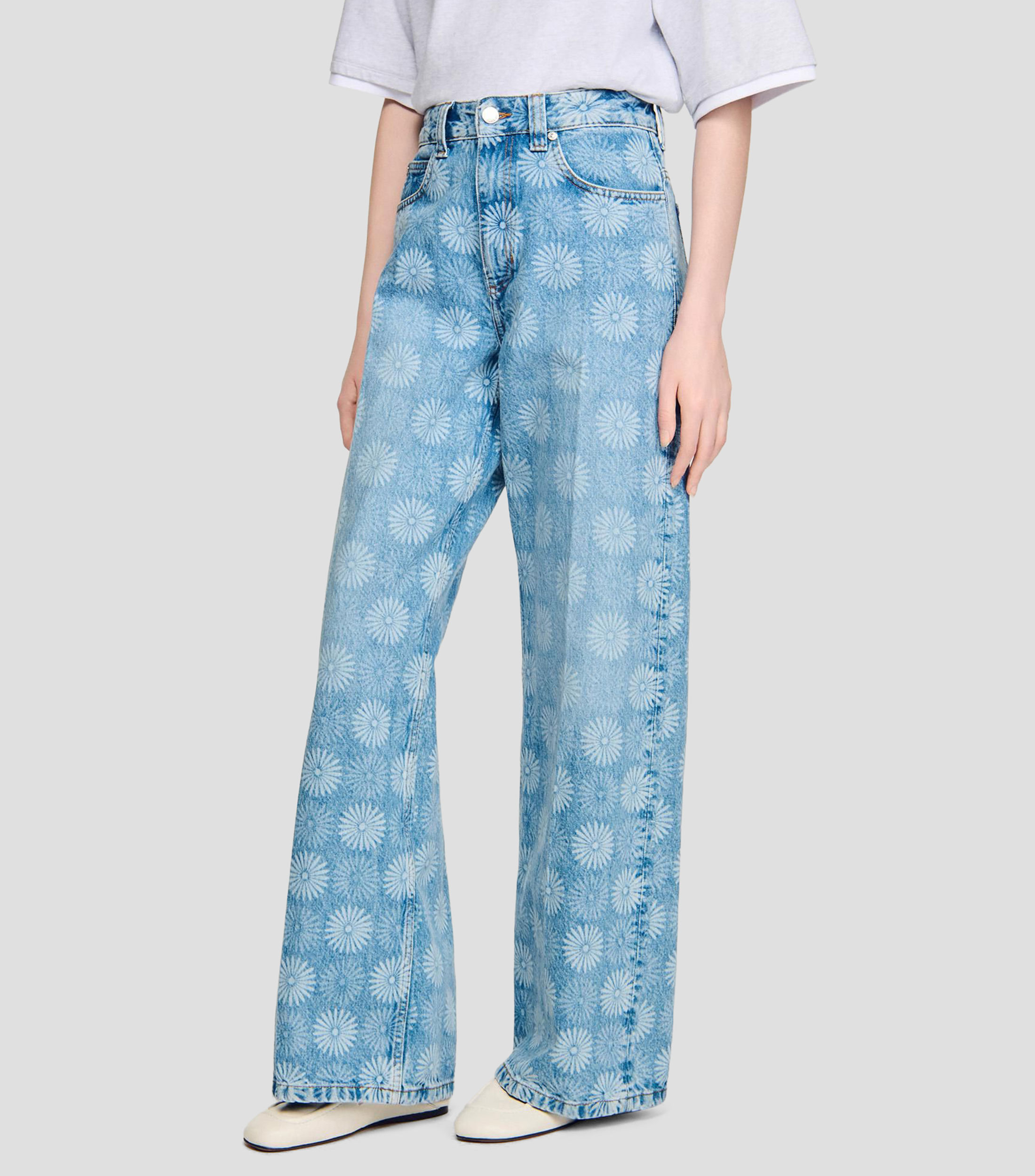 Jeans amplio Mujer