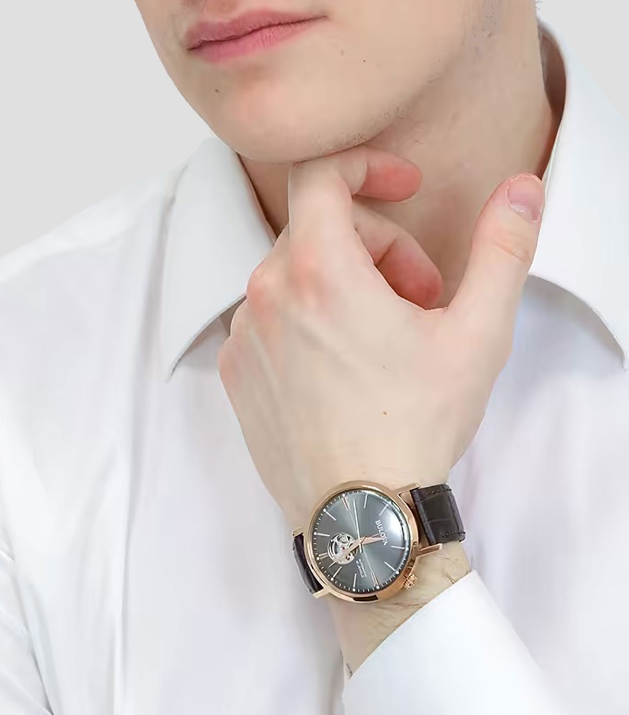 Reloj para Hombre Aerojet Automático Casual Oro rosa