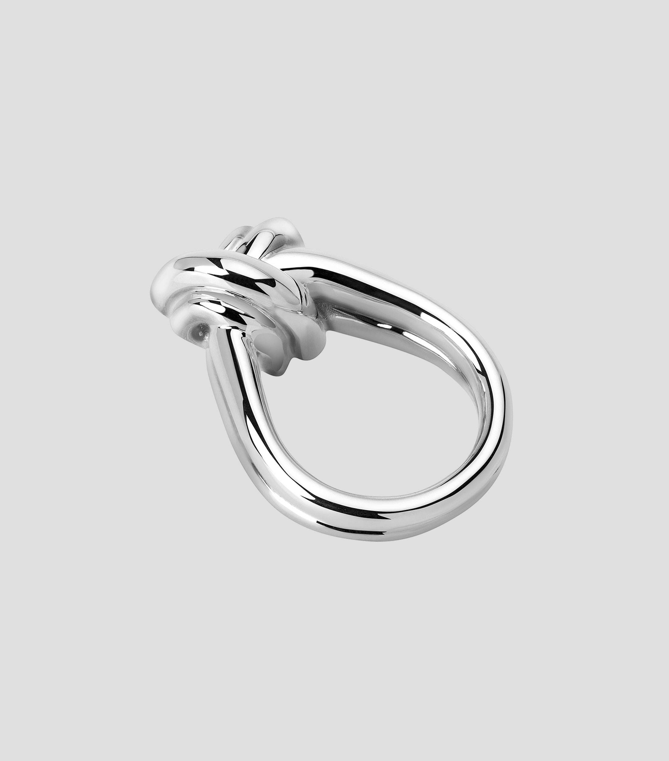 Anillo en plata nudo Mujer