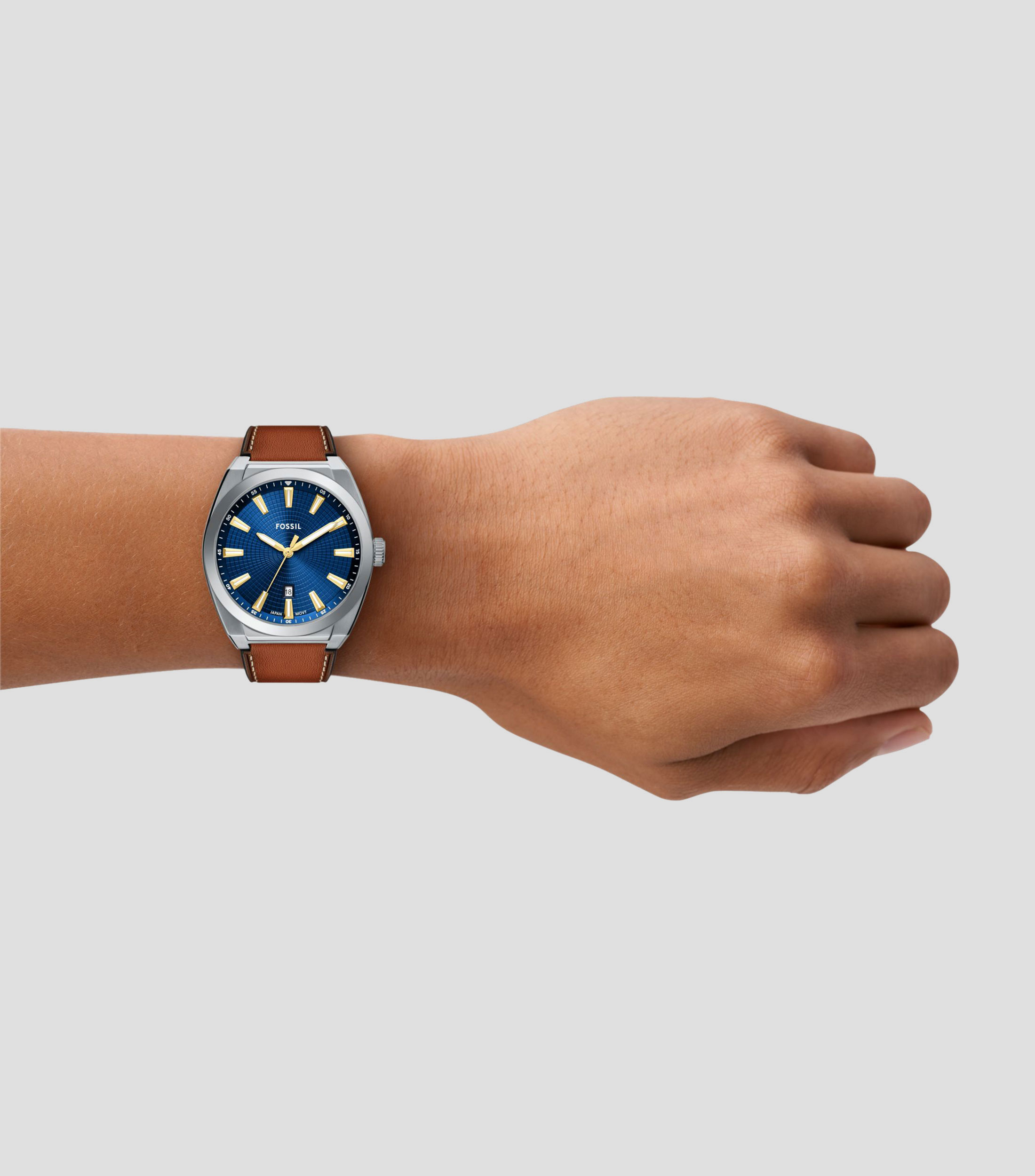 Reloj para Hombre Everett Deportivo Plateado