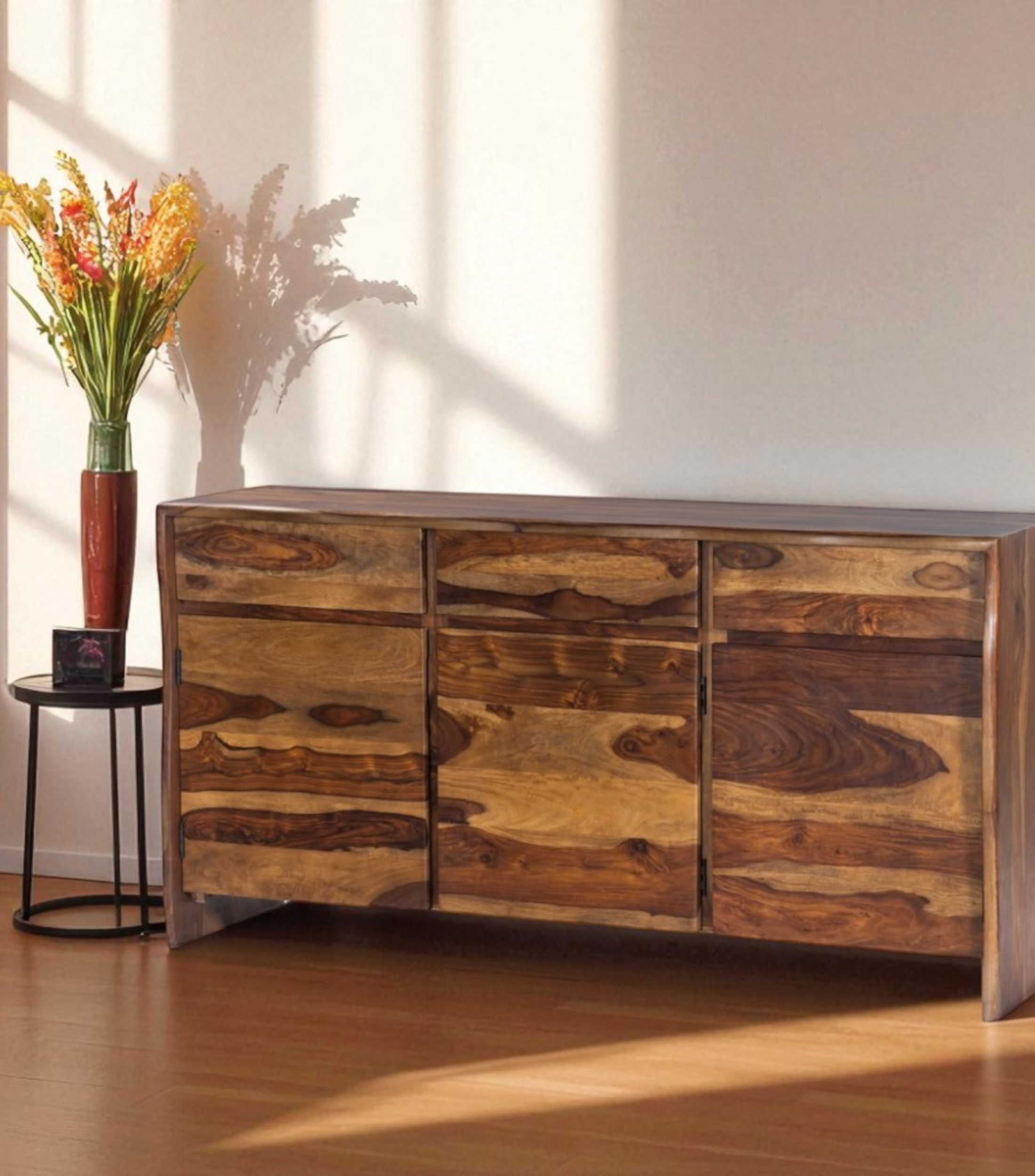 Cómoda en madera de sheesham