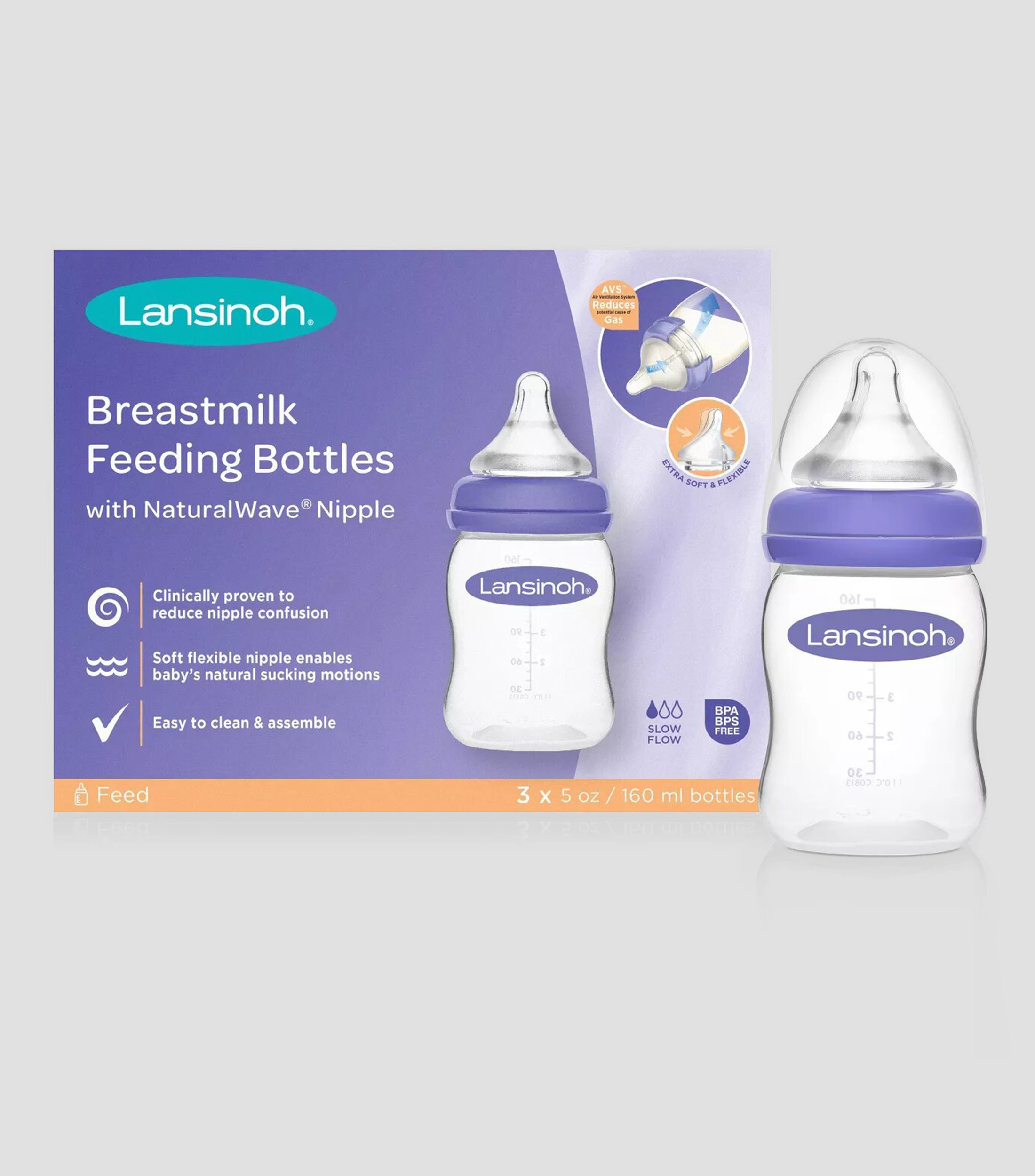 Set 3 Biberones de 160 ml